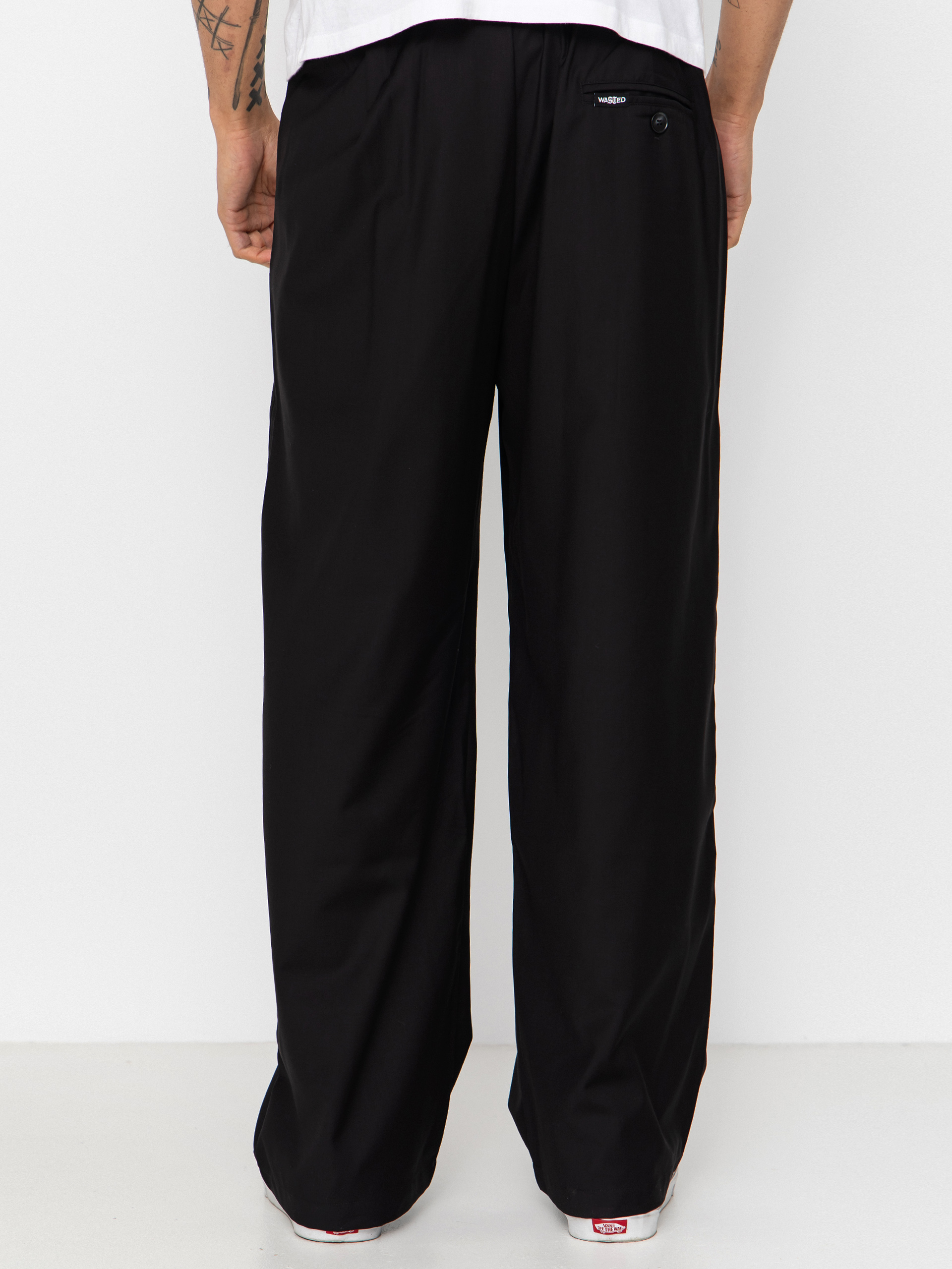 Spodnie Wasted Paris Pleated (black)