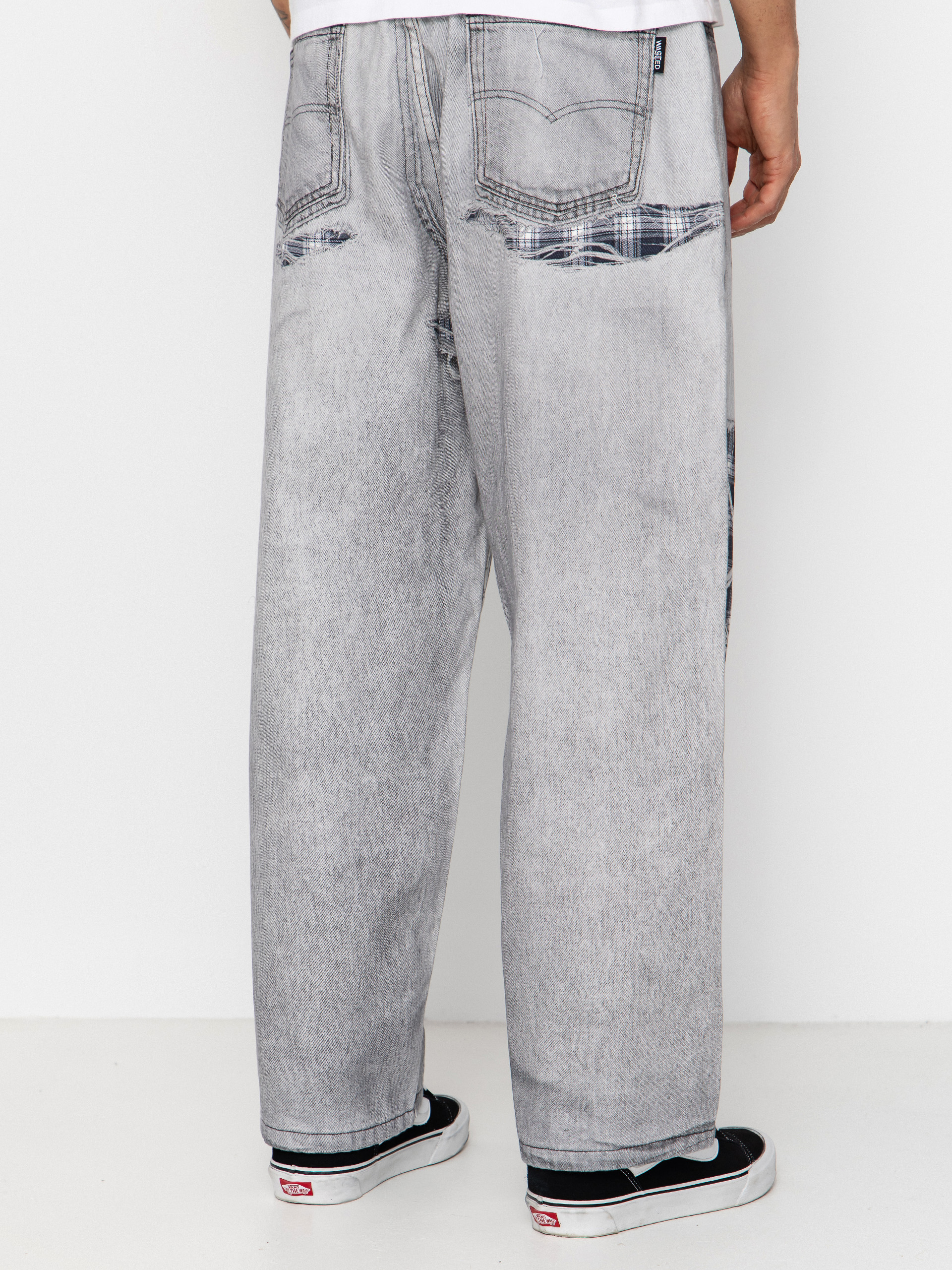 Spodnie Wasted Paris Trompe L'Oeil Grant (faded grey)