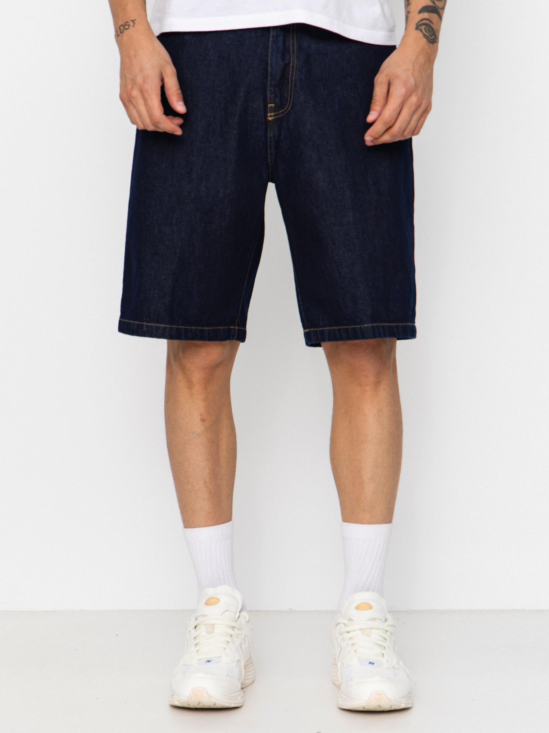 Szorty Carhartt WIP Landon (blue rinsed)