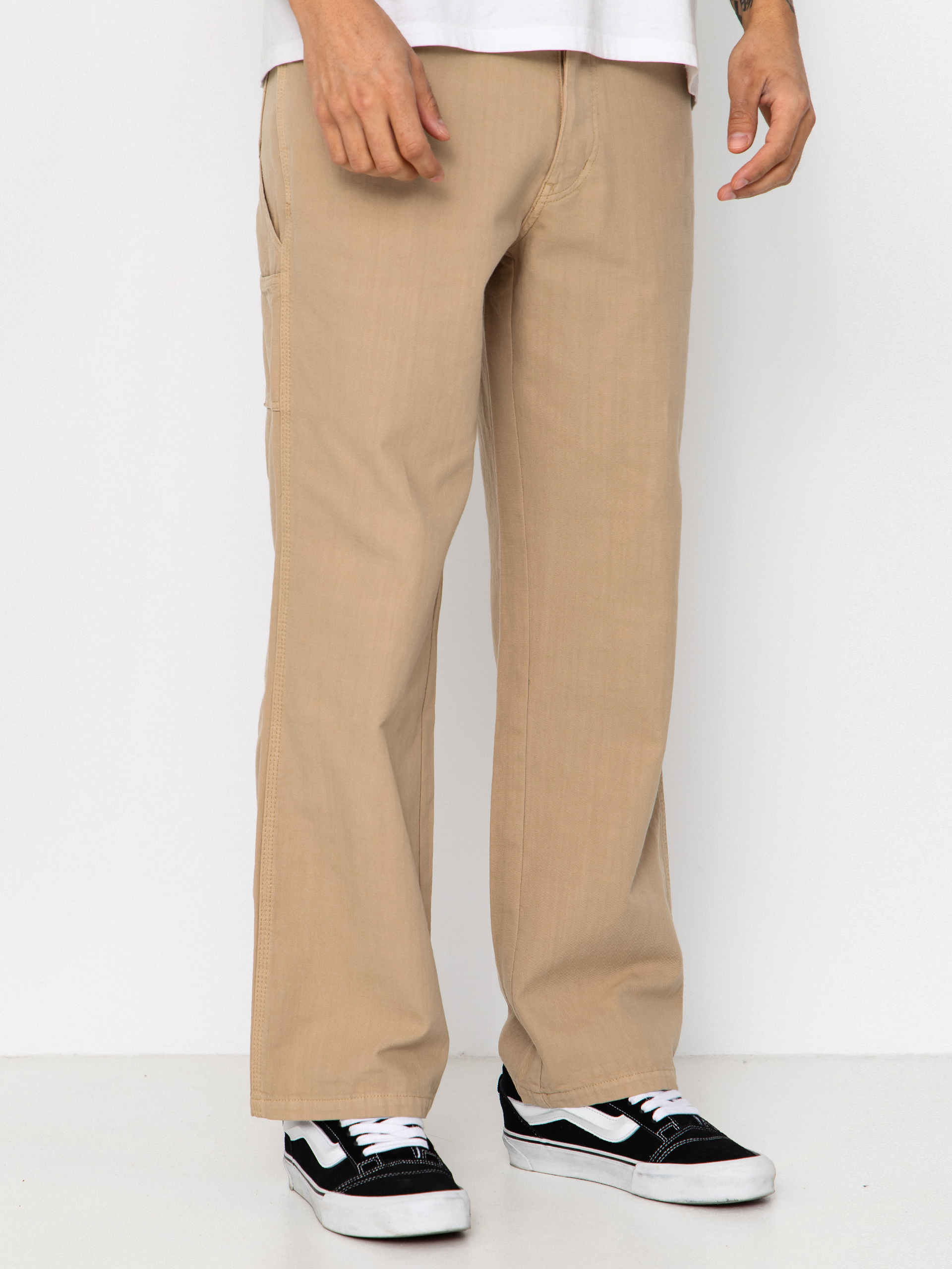 Spodnie Deus Ex Machina Big Fella Chambray (safari)