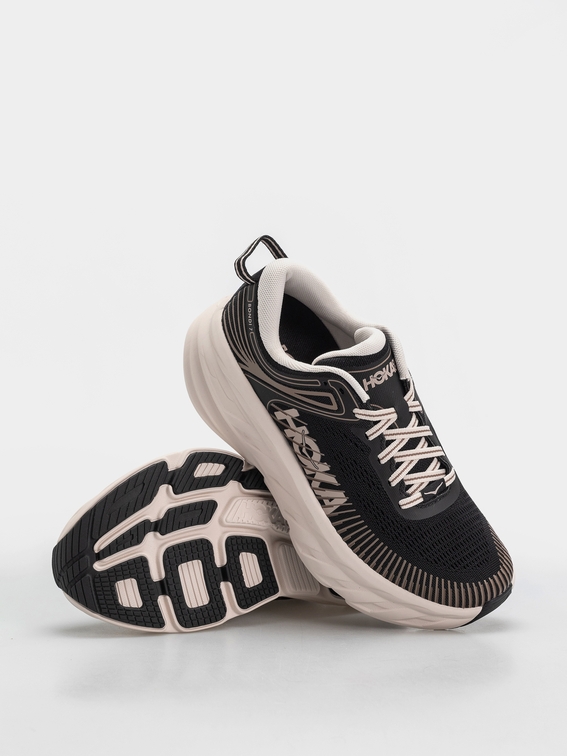 Buty Hoka Bondi 7 Wmn (black/rose cream)