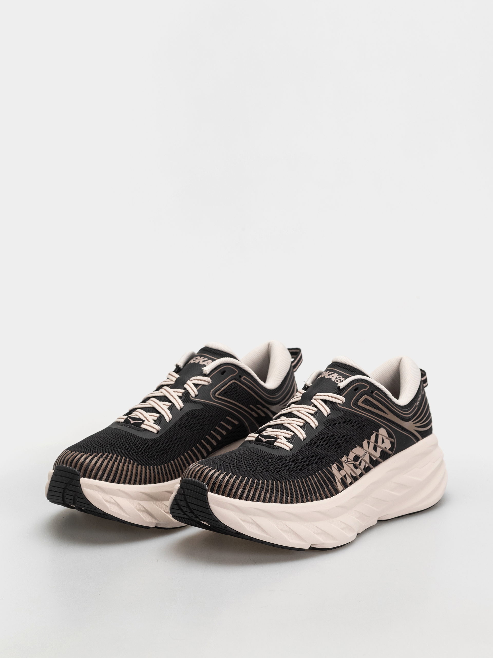 Buty Hoka Bondi 7 Wmn (black/rose cream)