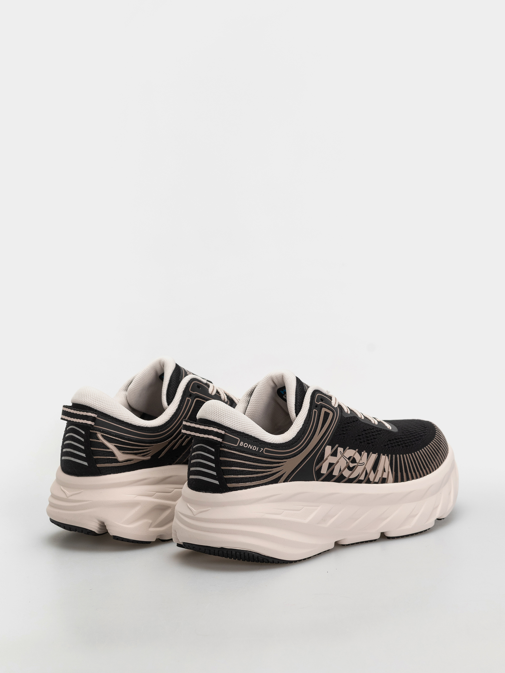 Buty Hoka Bondi 7 Wmn (black/rose cream)