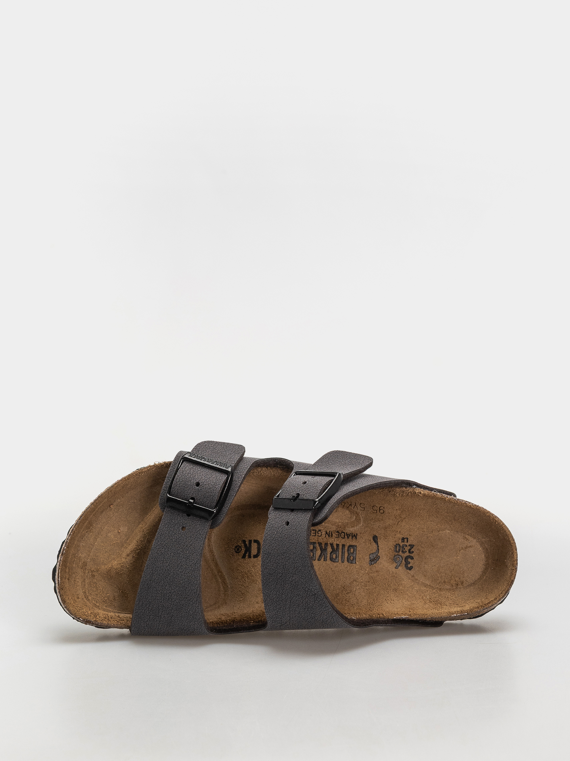 Klapki Birkenstock Arizona Birkibuc Narrow (velvet gray/black)