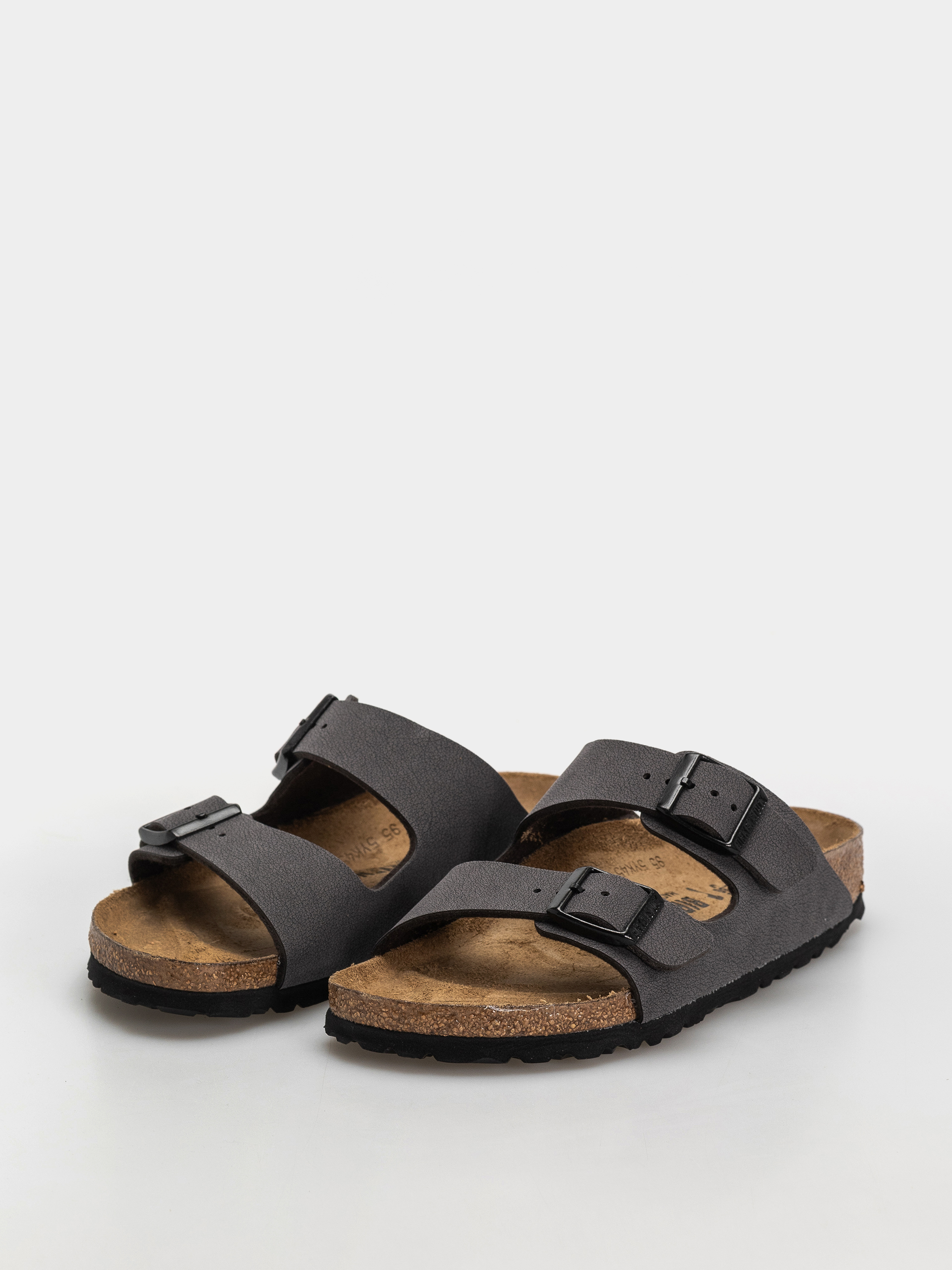 Klapki Birkenstock Arizona Birkibuc Narrow (velvet gray/black)