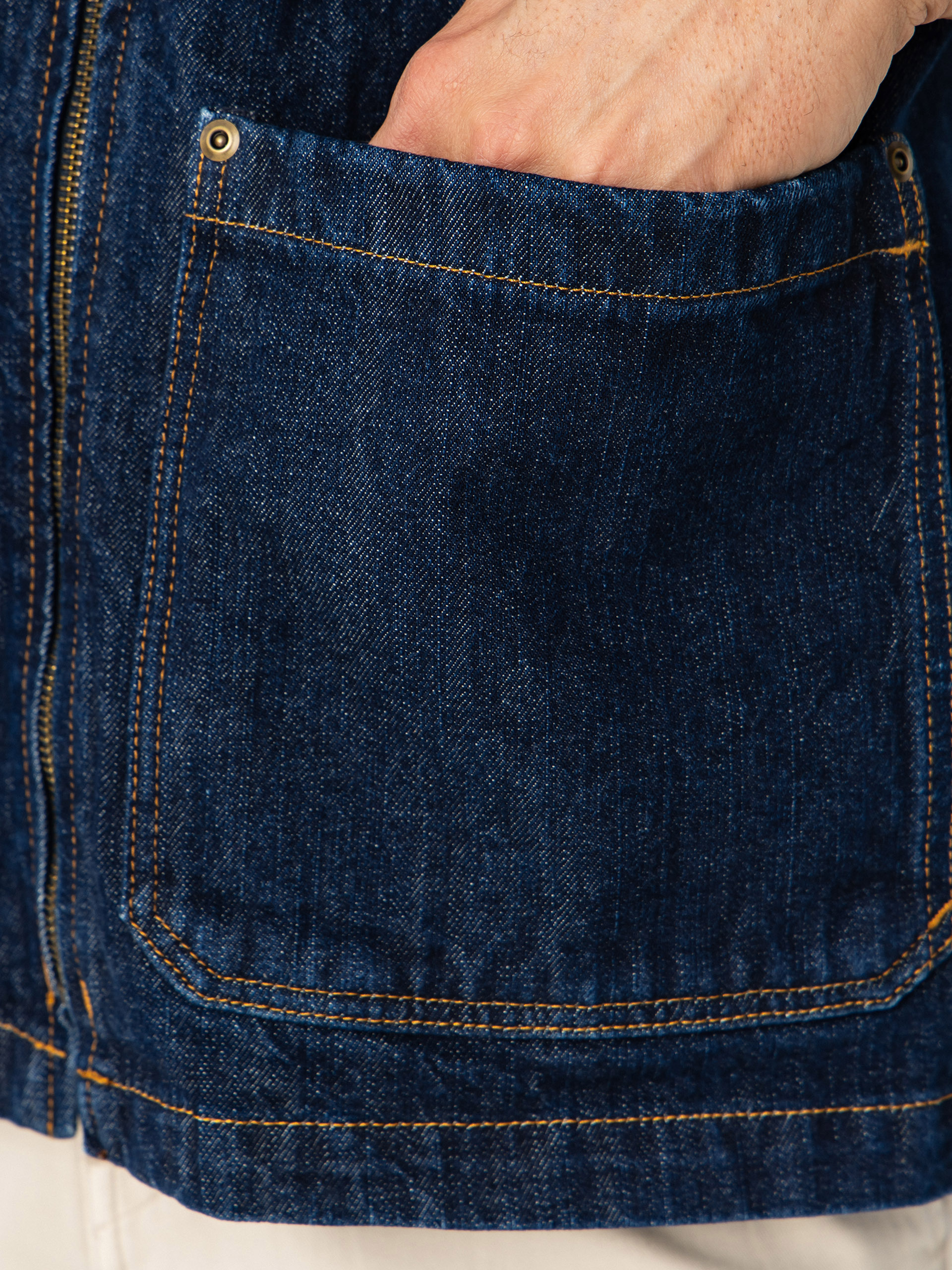 Kamizelka Dickies X Harley Davidson Denim (rinsed indigo blue)