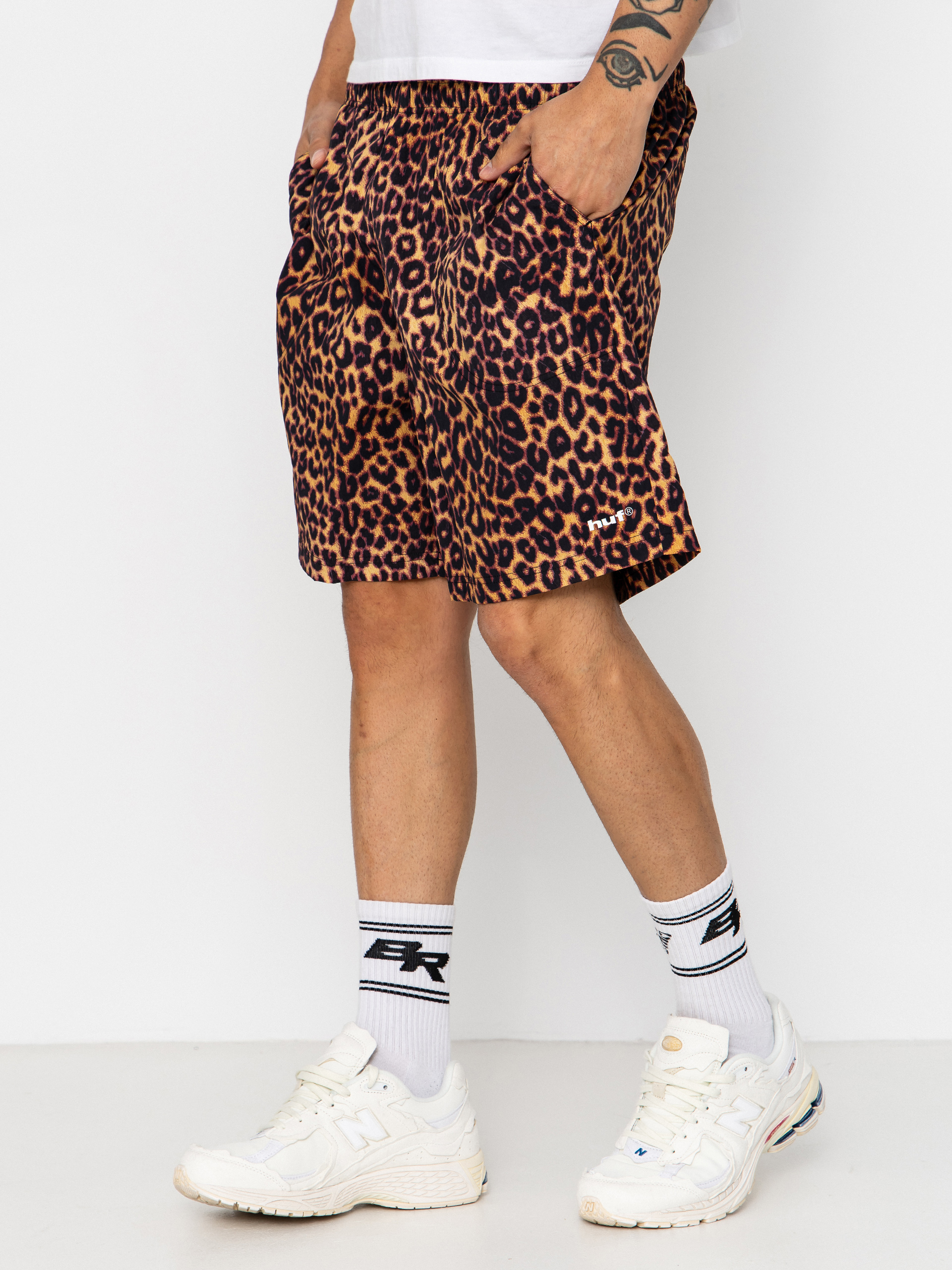 Szorty HUF 89 Printed Easy (brown)