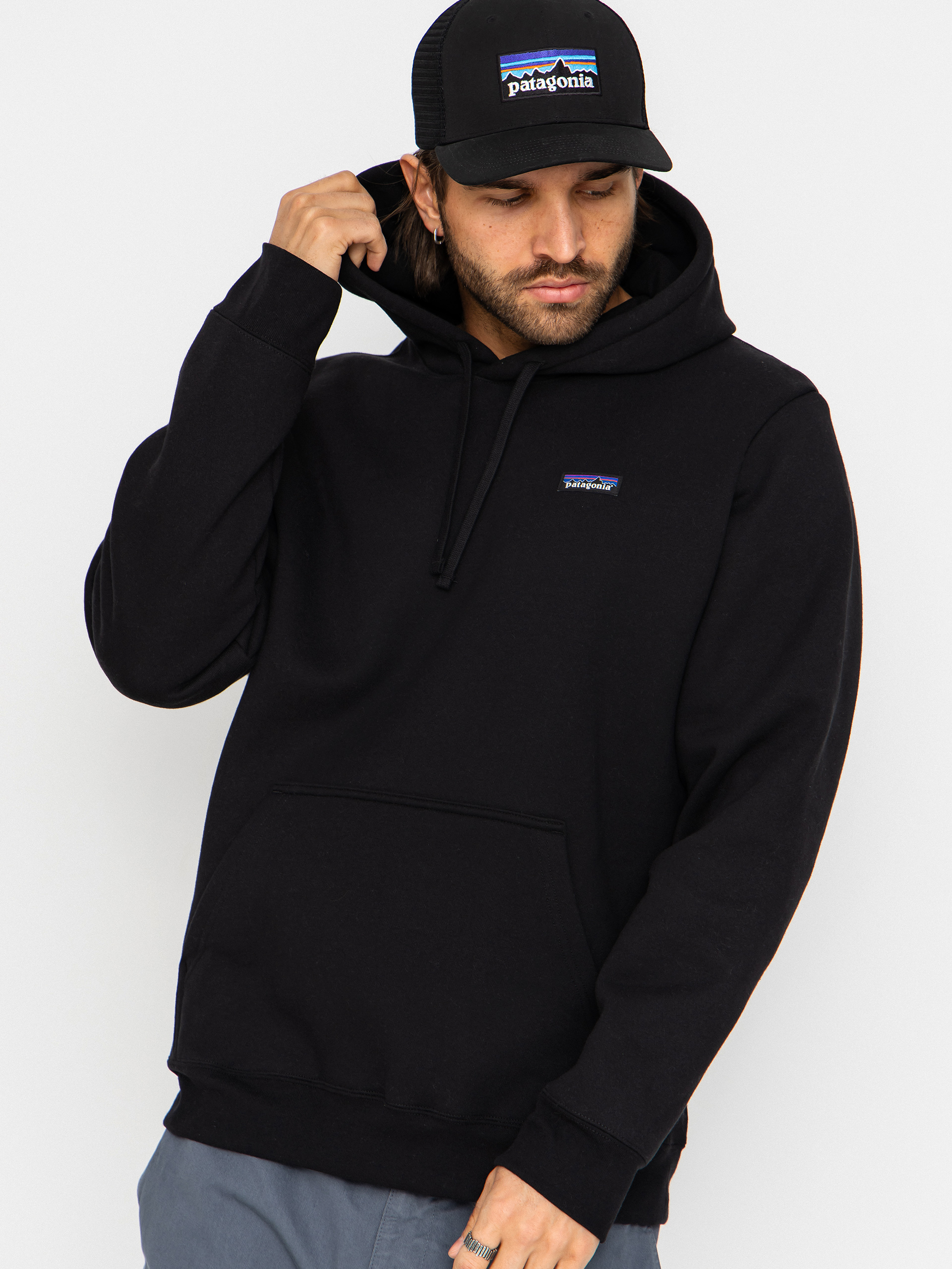 Bluza z kapturem Patagonia P 6 Label Uprisal HD (black)