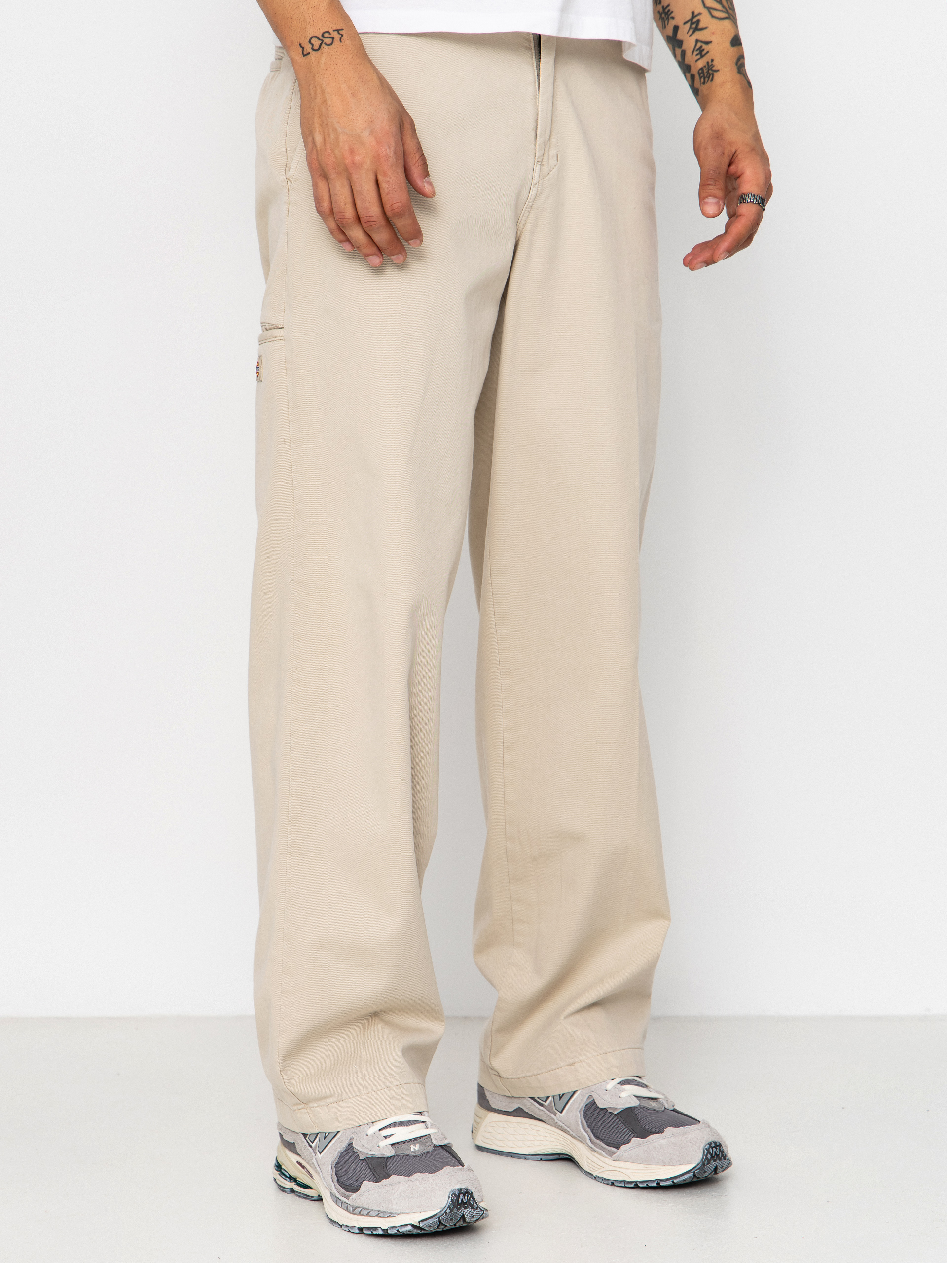 Spodnie Dickies 247 Loose Garment Dyed Work (stone)