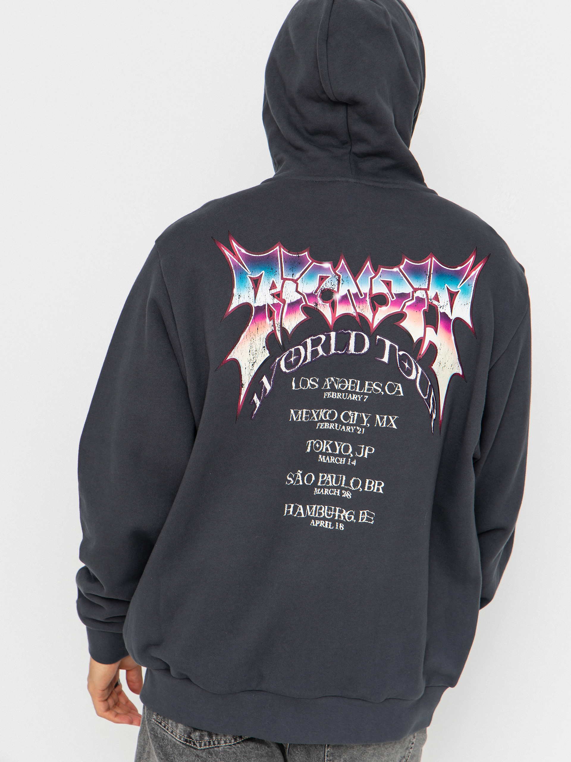 Bluza z kapturem RipNDip Noid ZHD (charcoal wash)