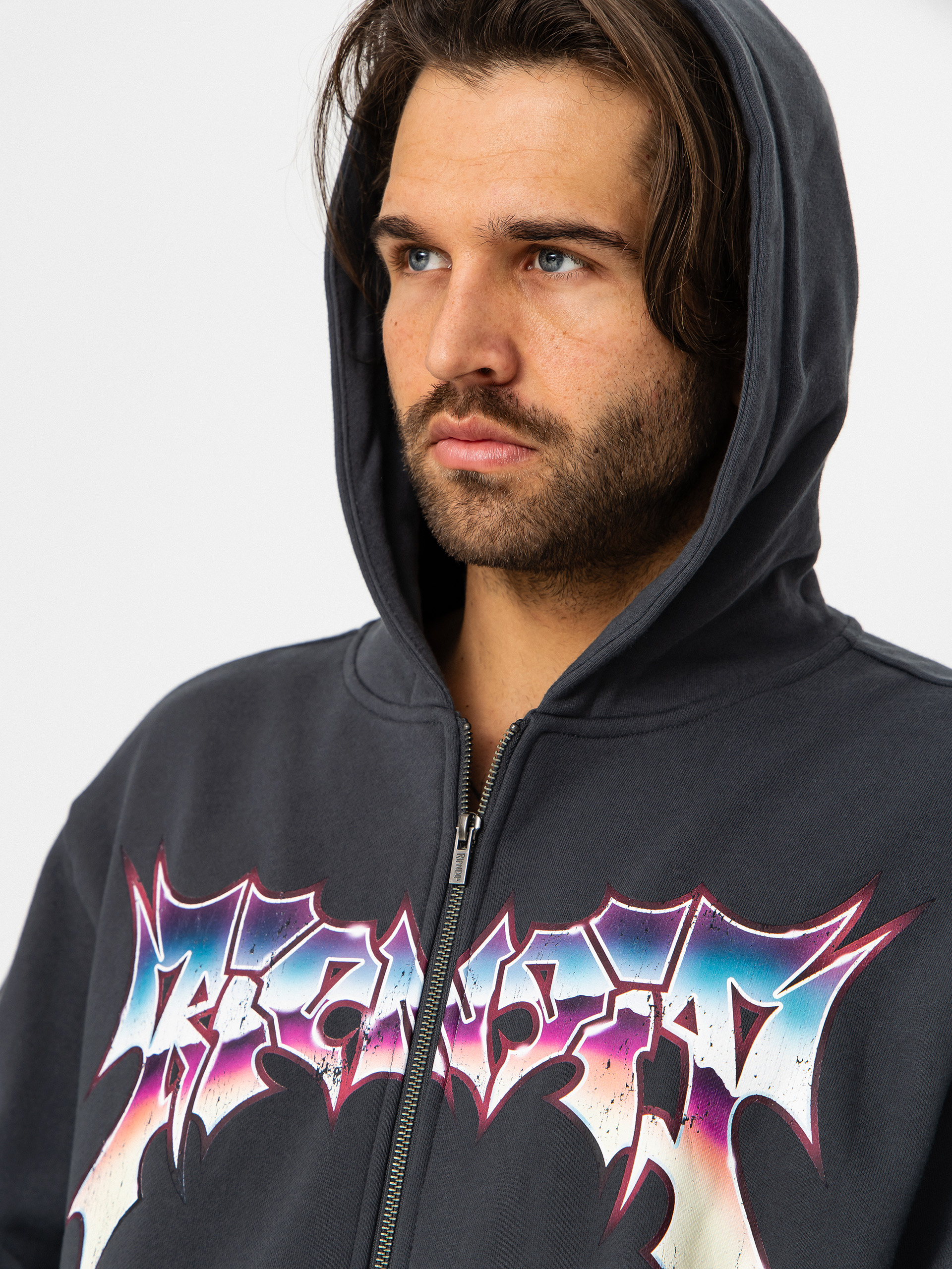 Bluza z kapturem RipNDip Noid ZHD (charcoal wash)