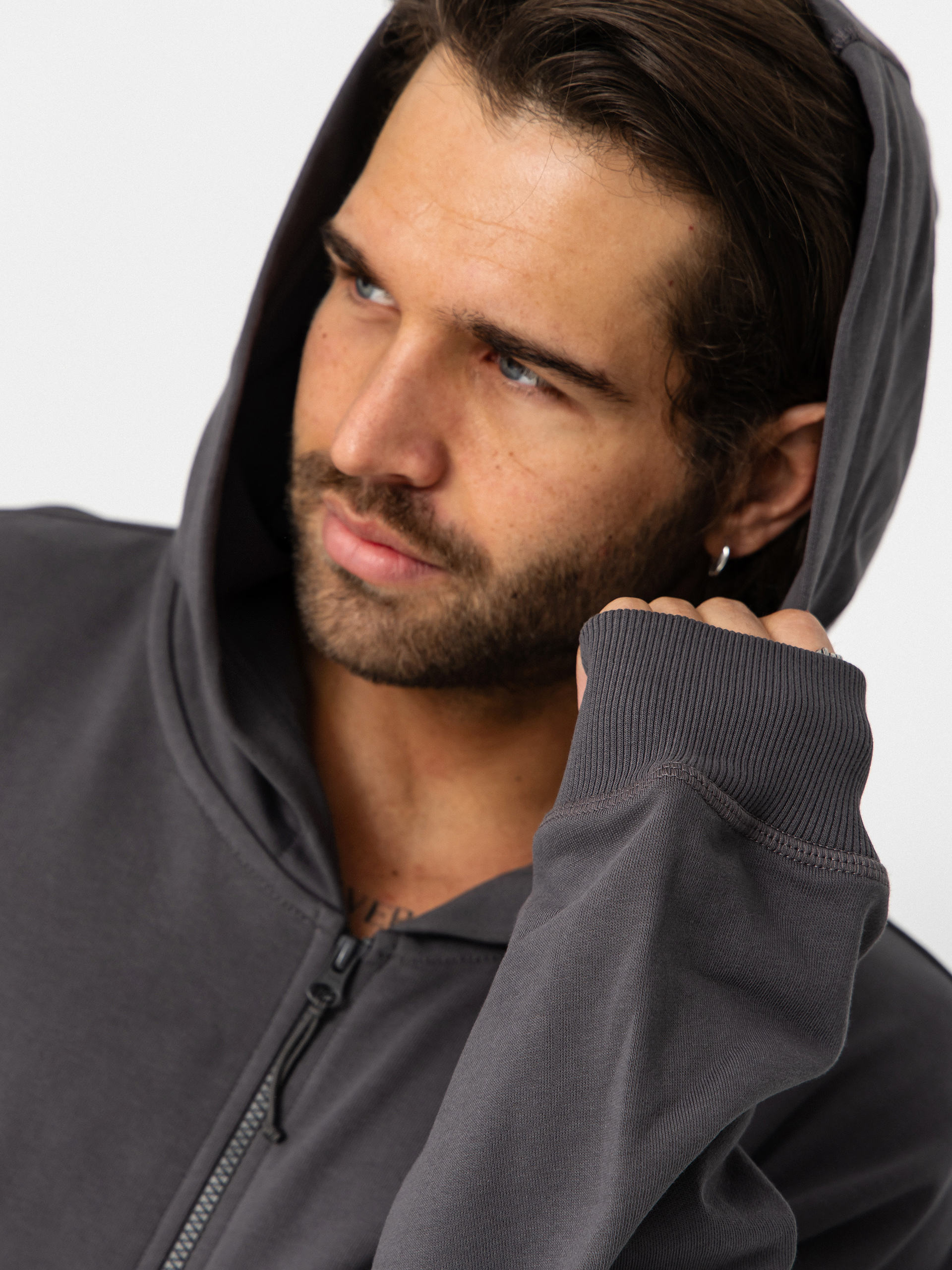 Bluza z kapturem The North Face Essential Oversize ZHD (anthracite grey)