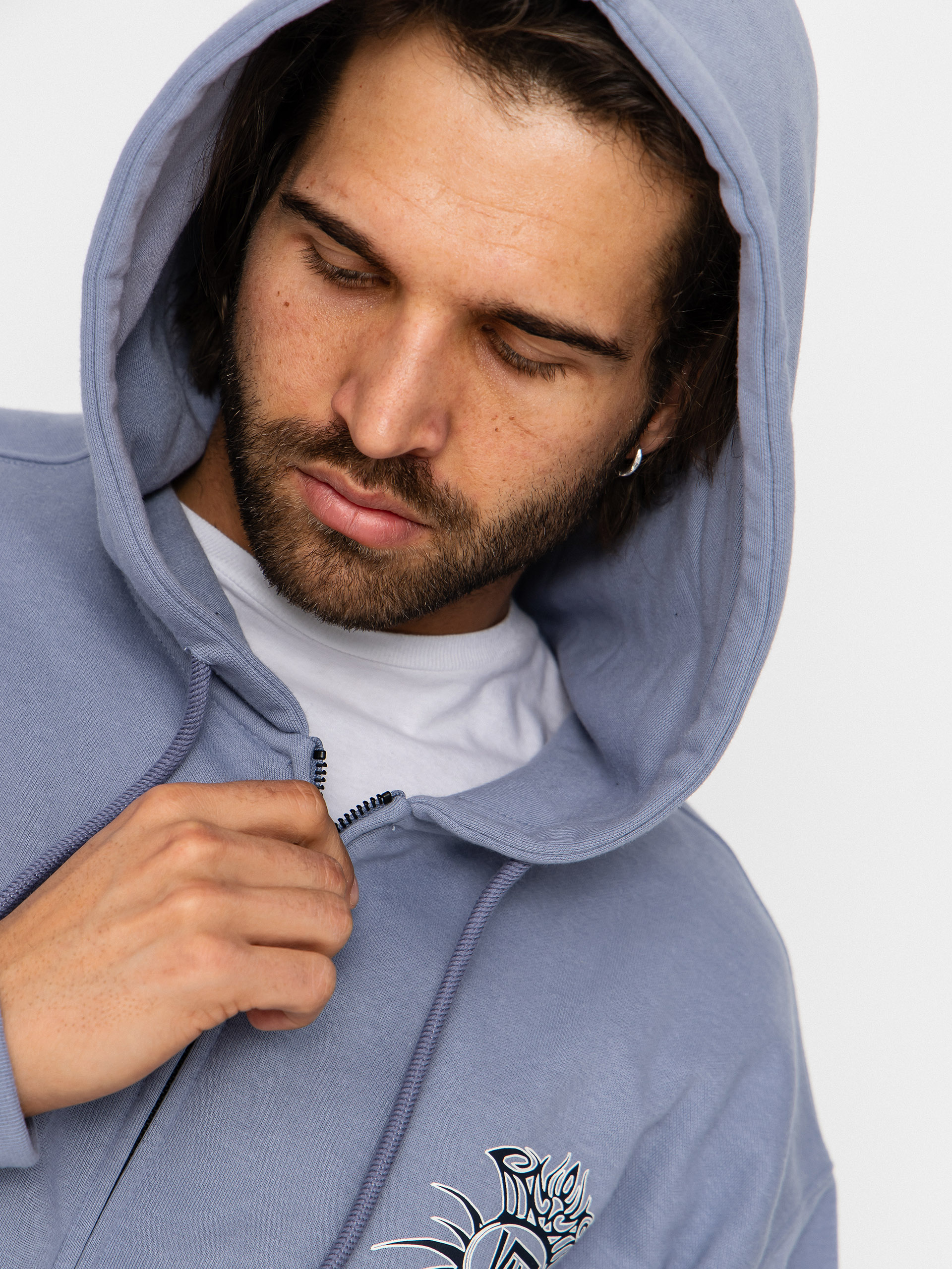 Bluza Vans Torched Full Zip (glacial slate)