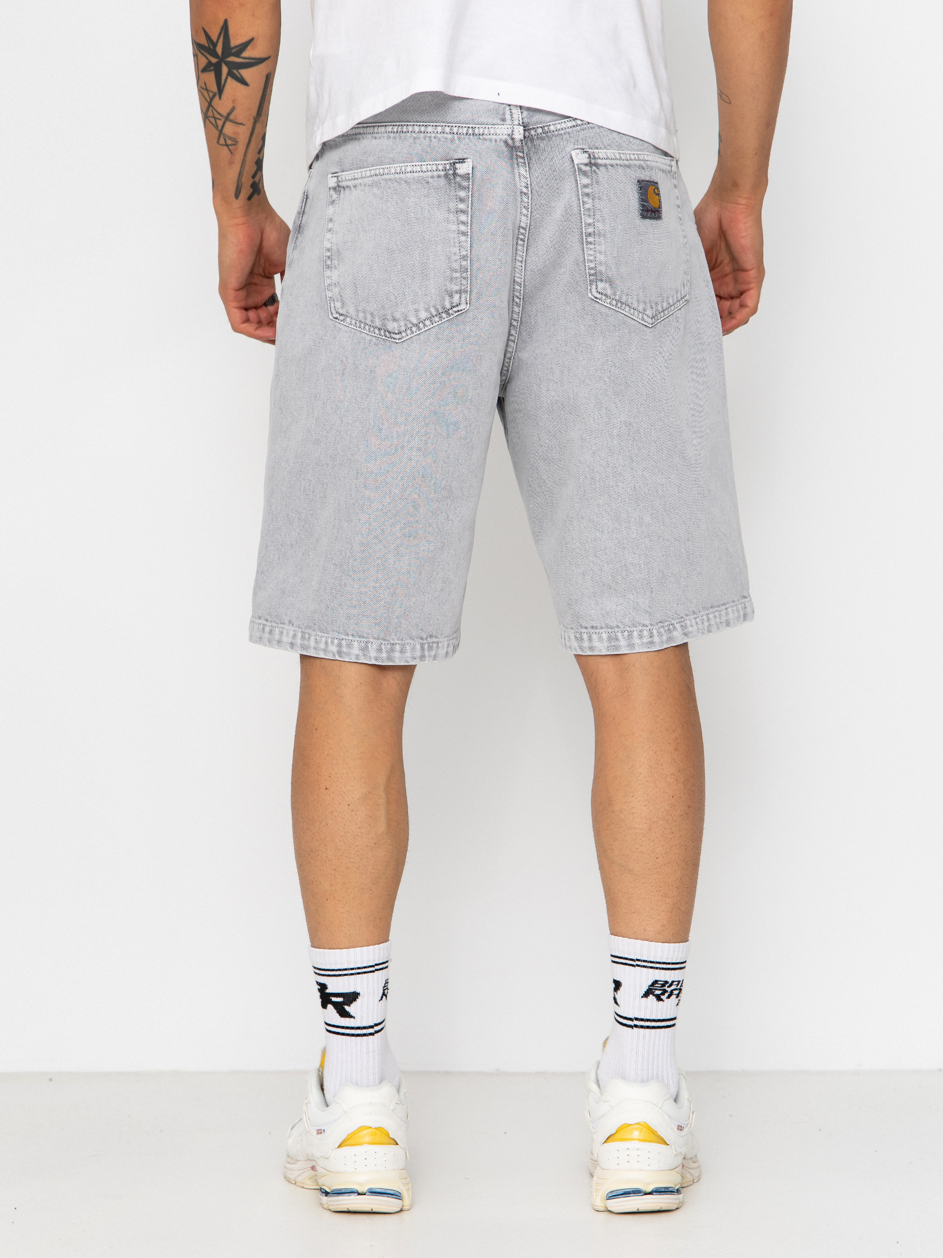 Szorty Carhartt WIP Landon (black chalk wash)