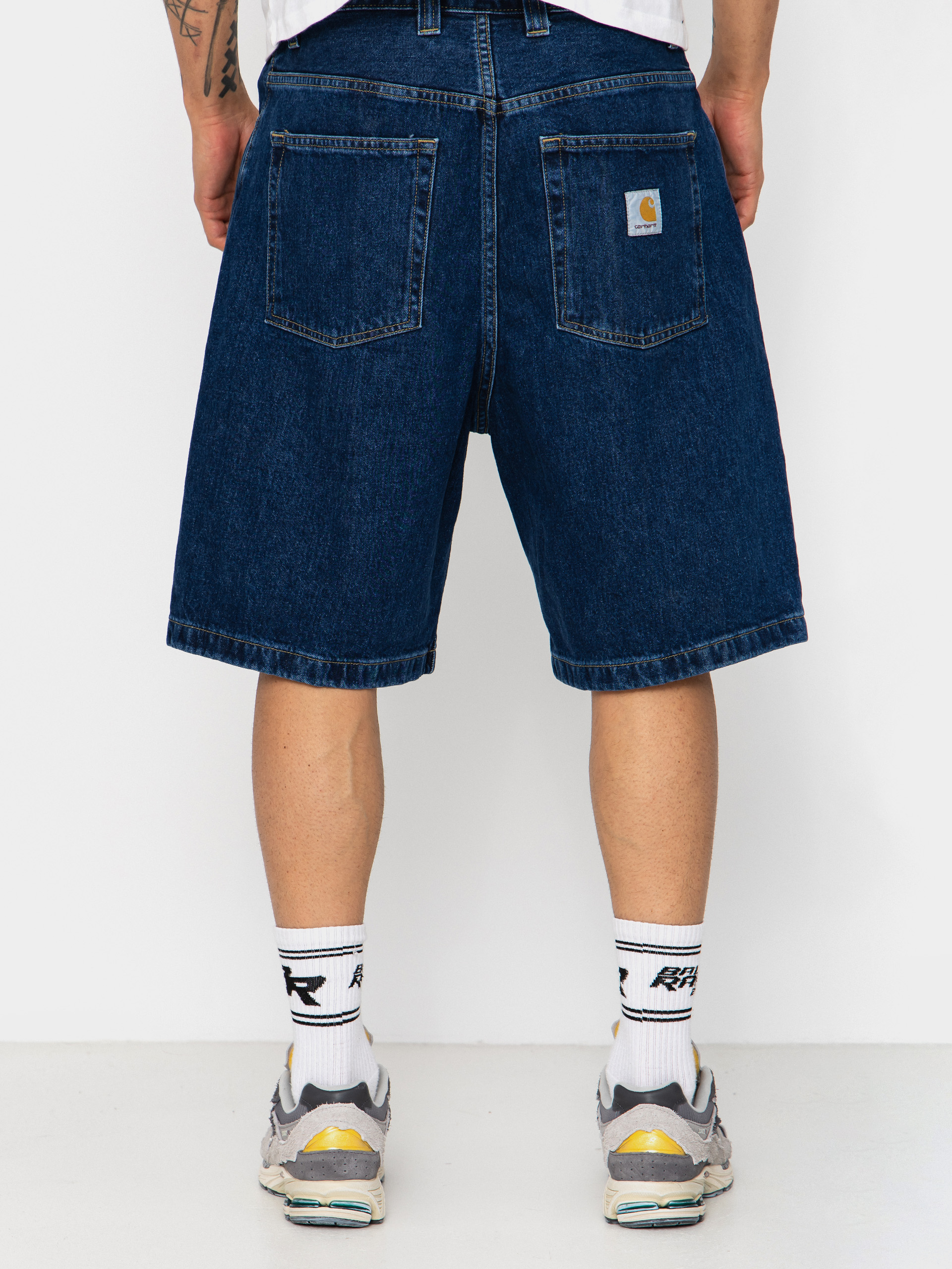 Szorty Carhartt WIP Brandon (blue stone washed)