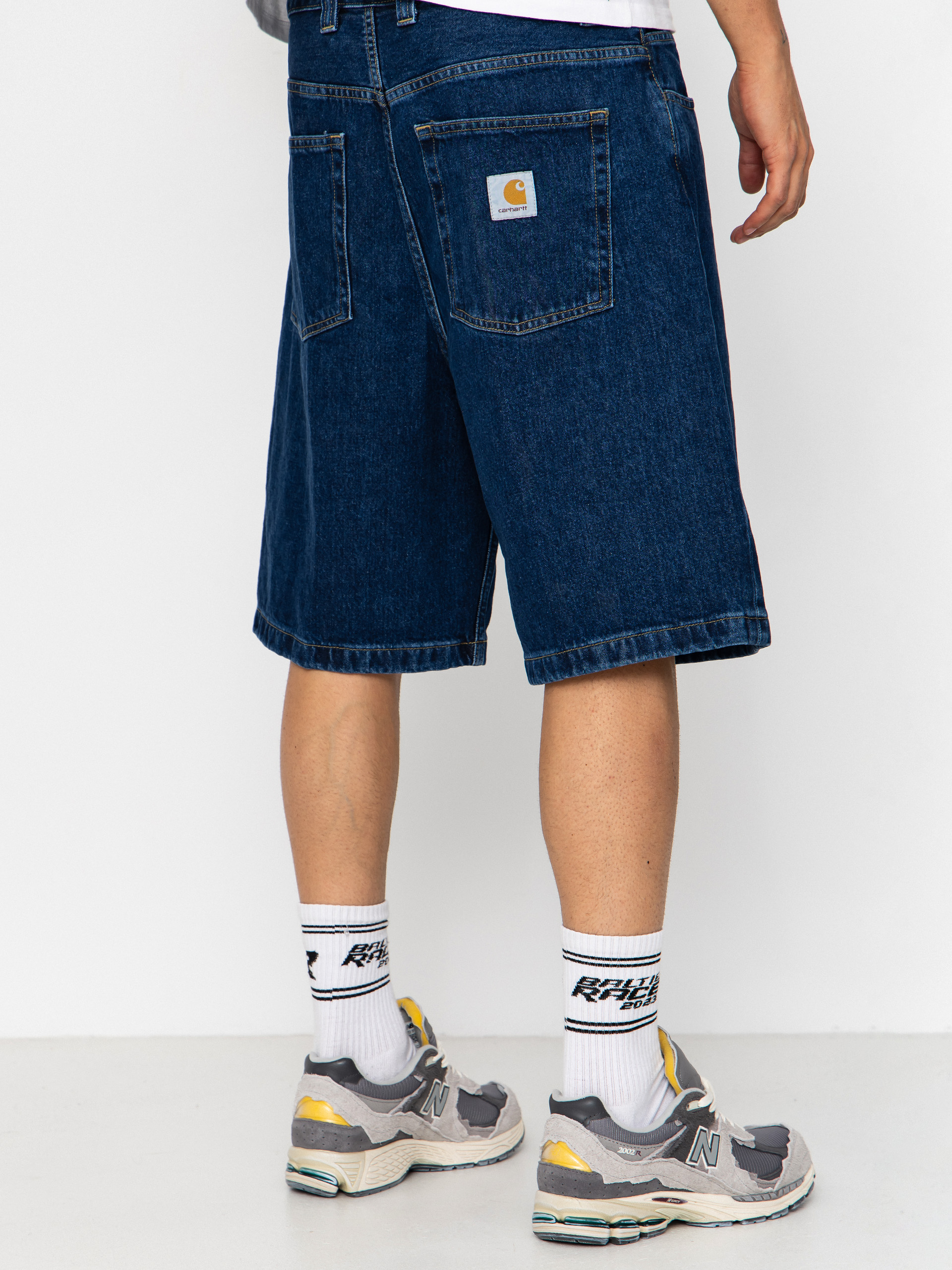 Szorty Carhartt WIP Brandon (blue stone washed)