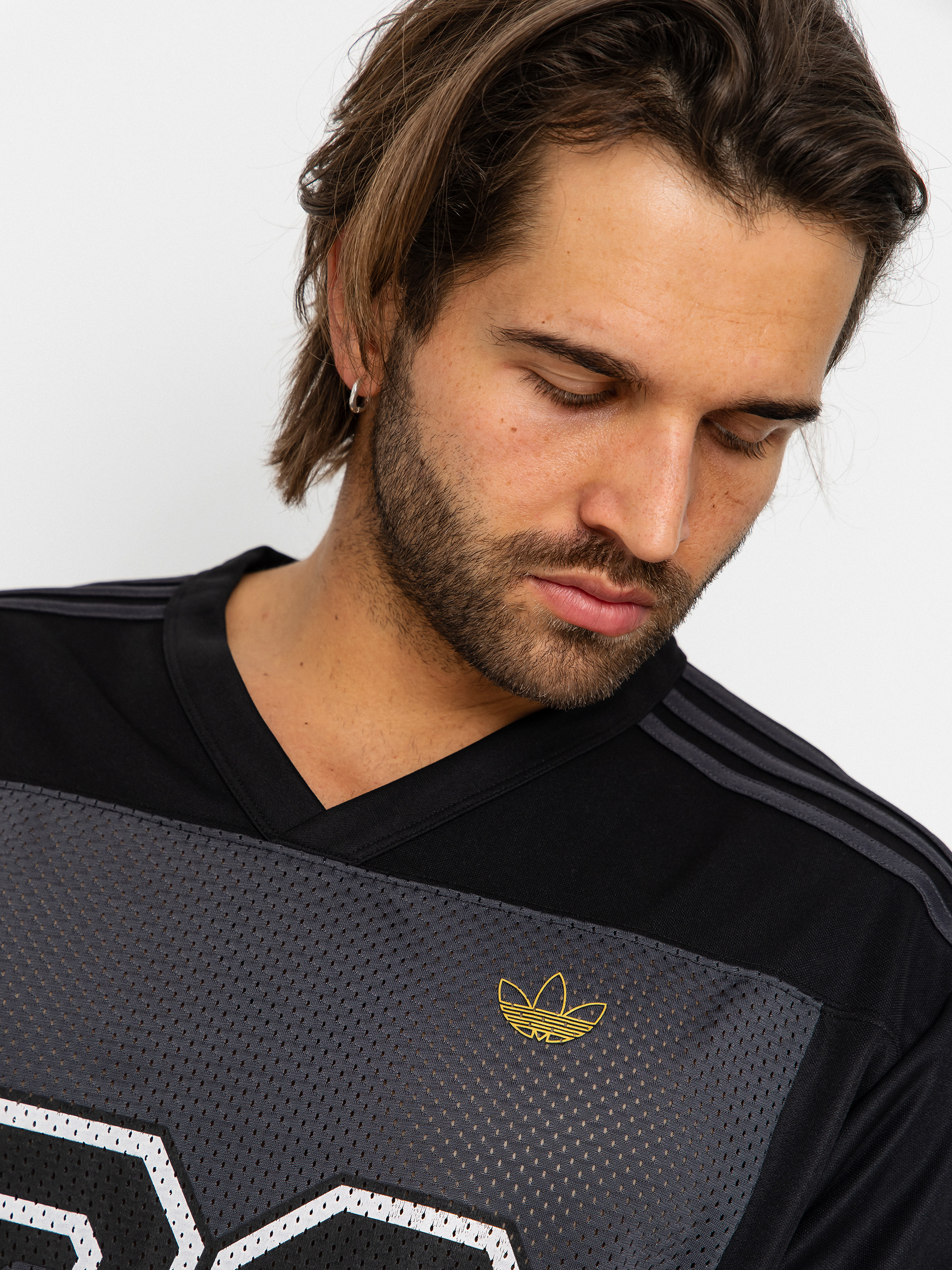 T-shirt adidas Tyshawn Jrsy (black/ironmt/carbon)
