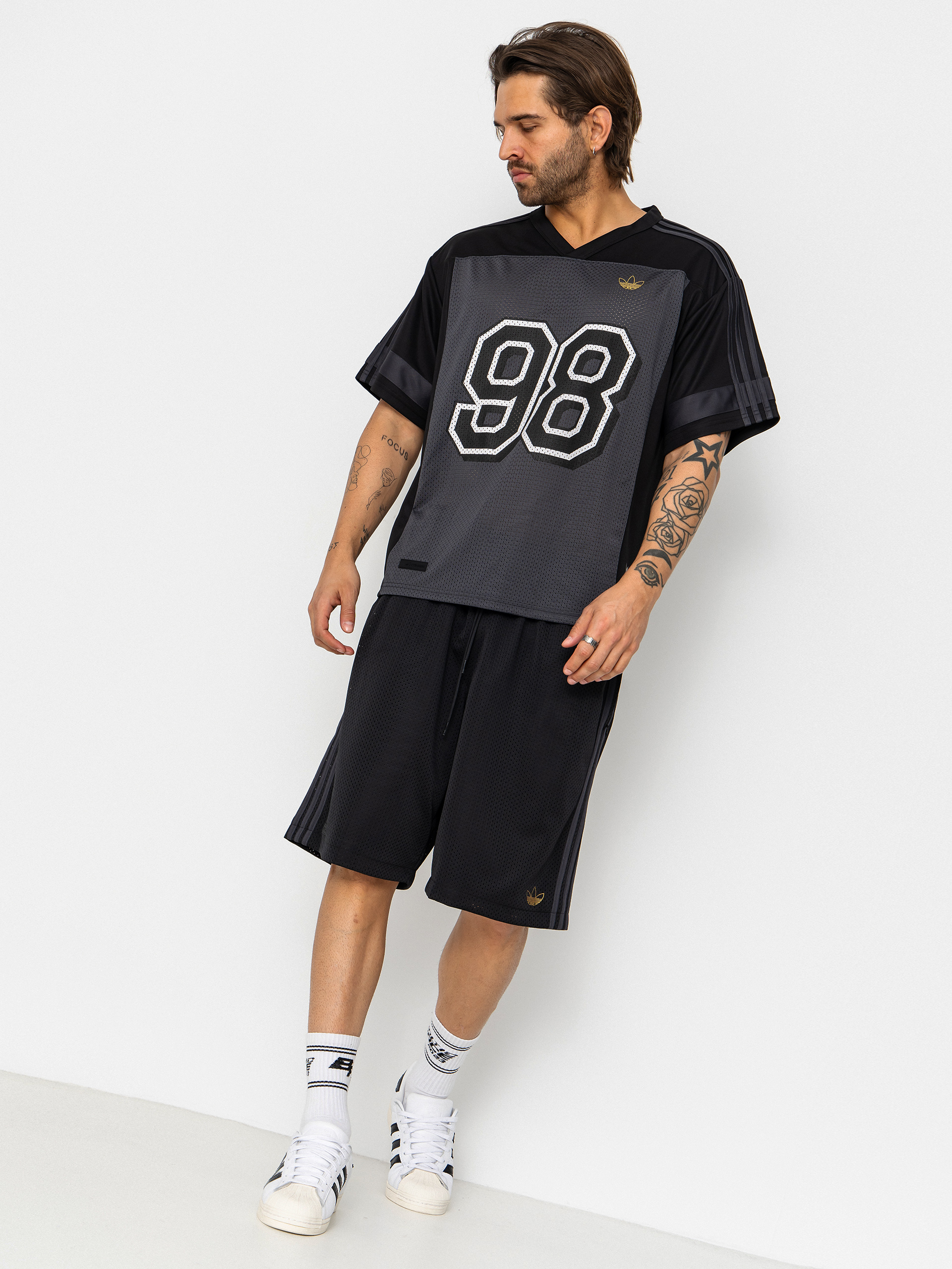 T-shirt adidas Tyshawn Jrsy (black/ironmt/carbon)