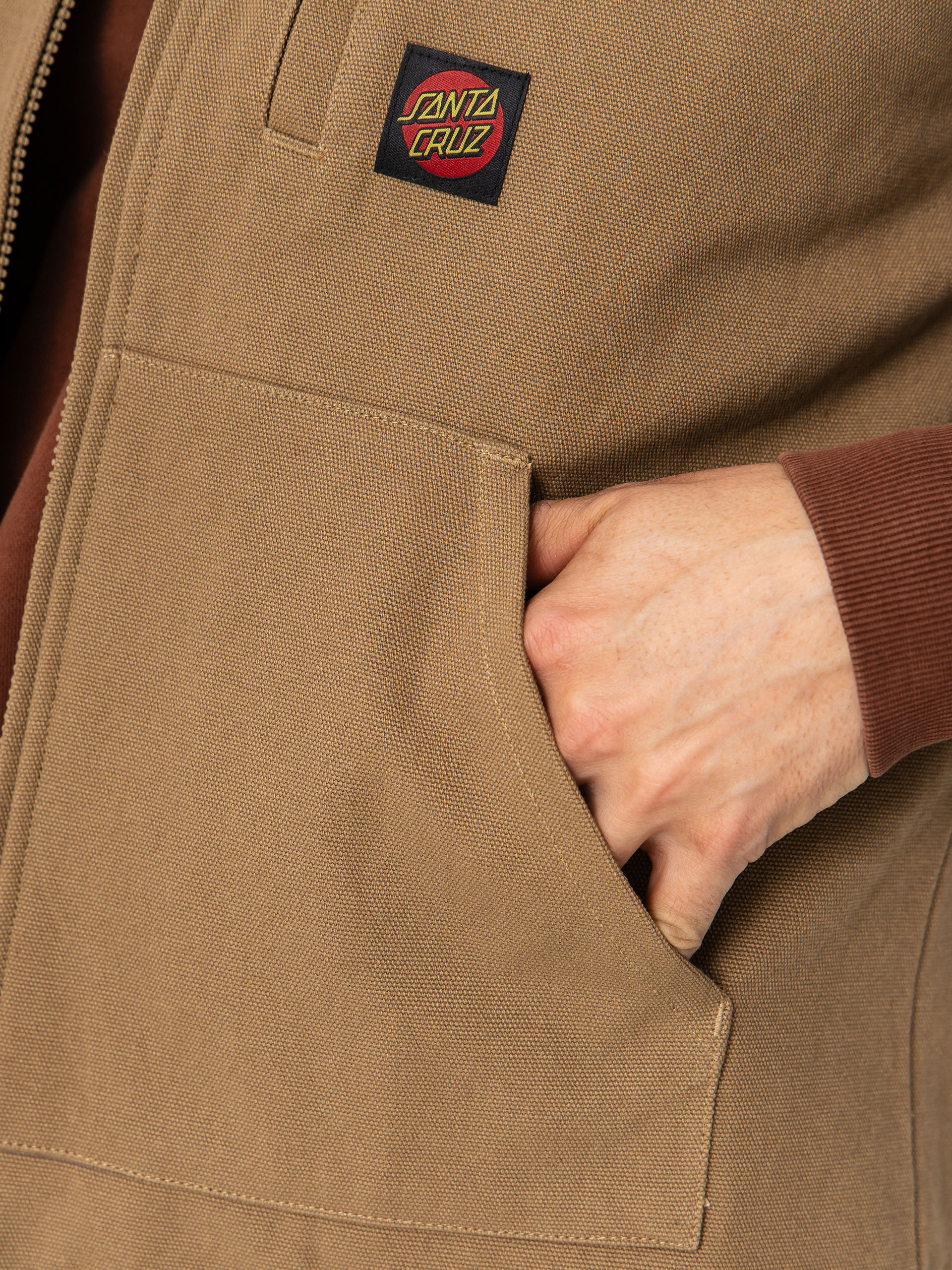 Kamizelka Santa Cruz Classic Label (taupe)