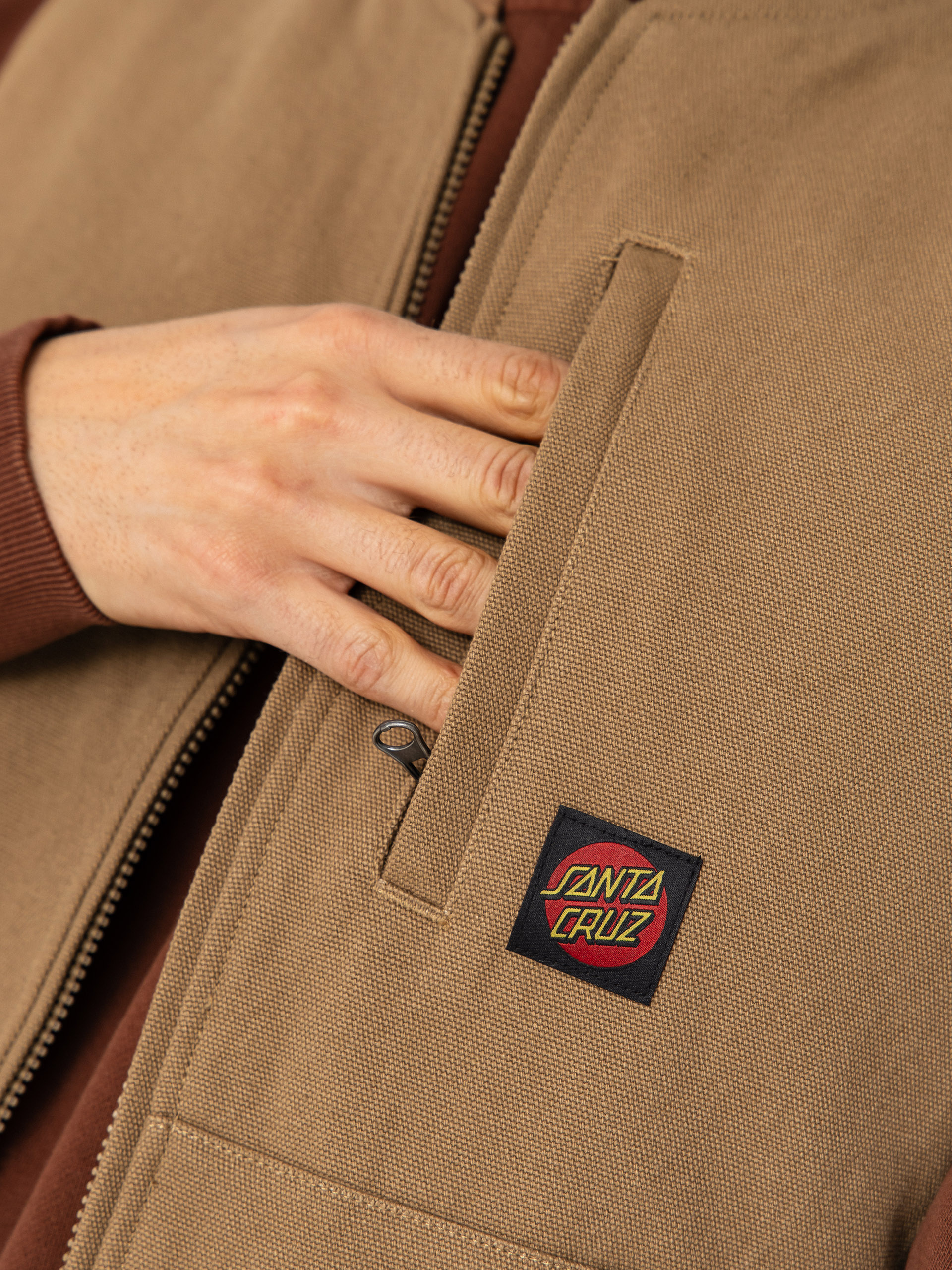 Kamizelka Santa Cruz Classic Label (taupe)
