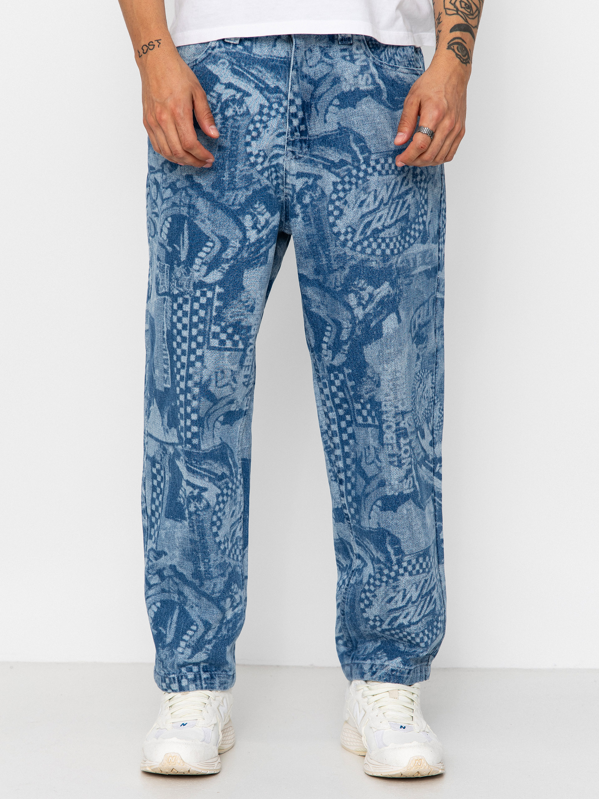 Spodnie Santa Cruz Big (stonewash collage)