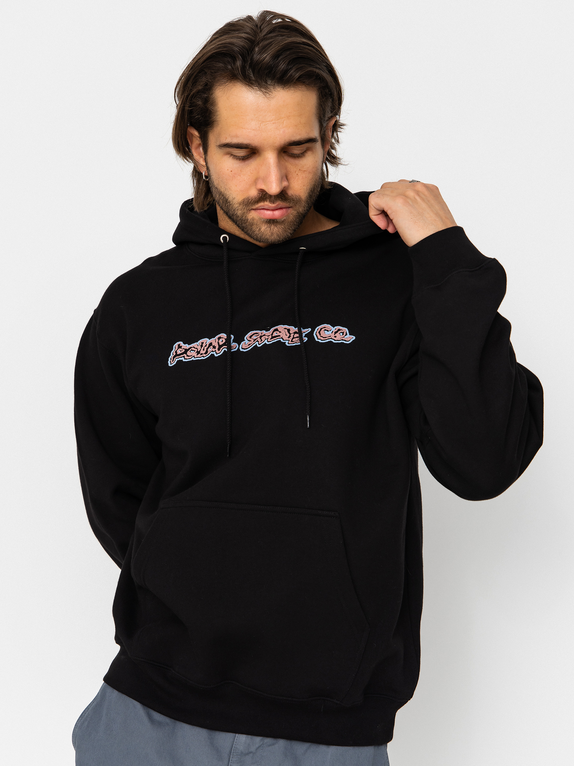 Bluza z kapturem Polar Skate Dave Lovely Day HD (black)