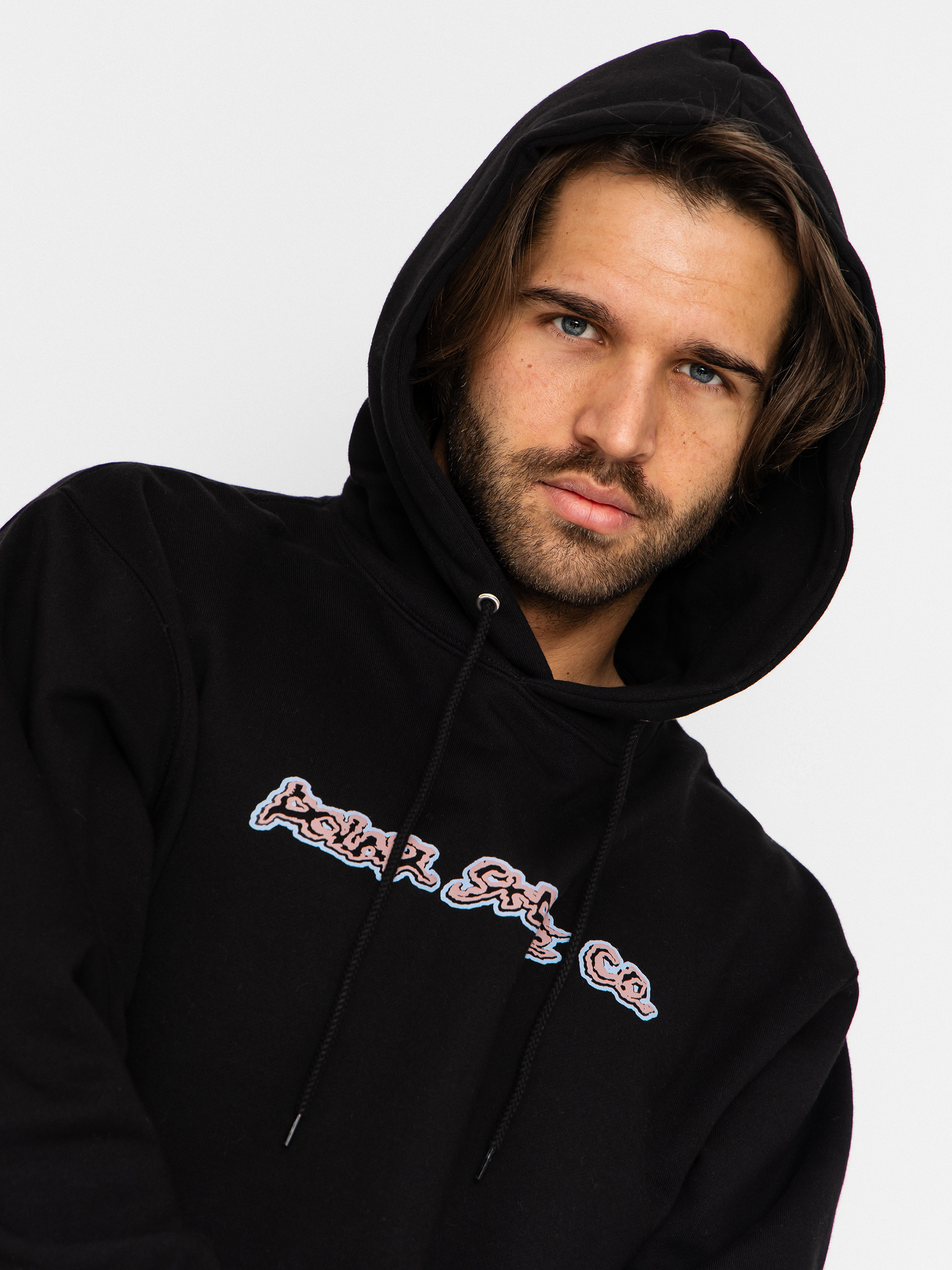 Bluza z kapturem Polar Skate Dave Lovely Day HD (black)