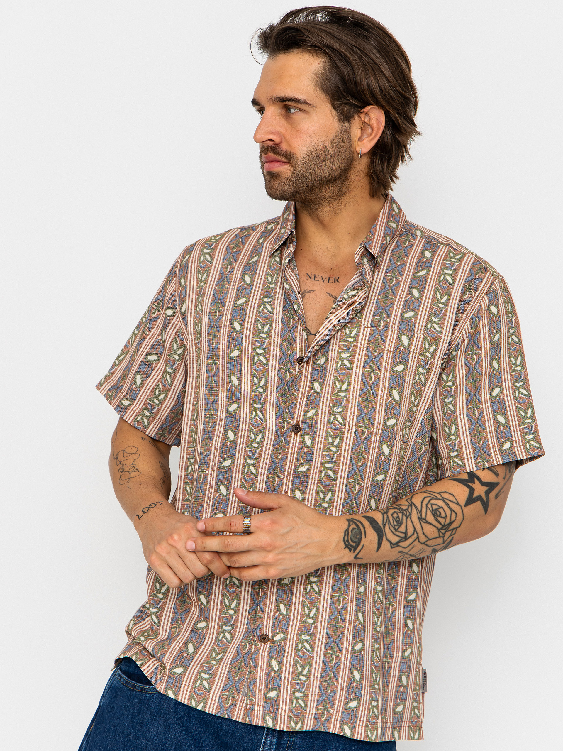 Koszula Royal Robbins Camino Pucker (mahogany botanist pt)
