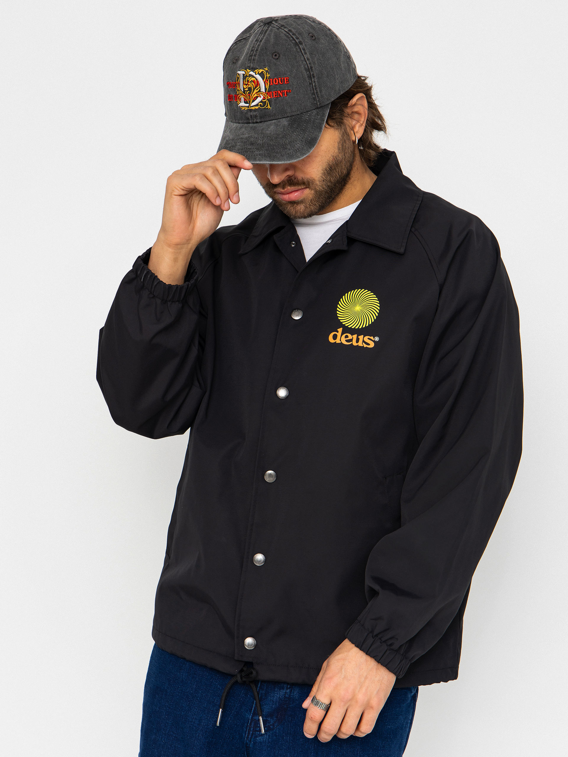Kurtka Deus Ex Machina Strata Coach (black)
