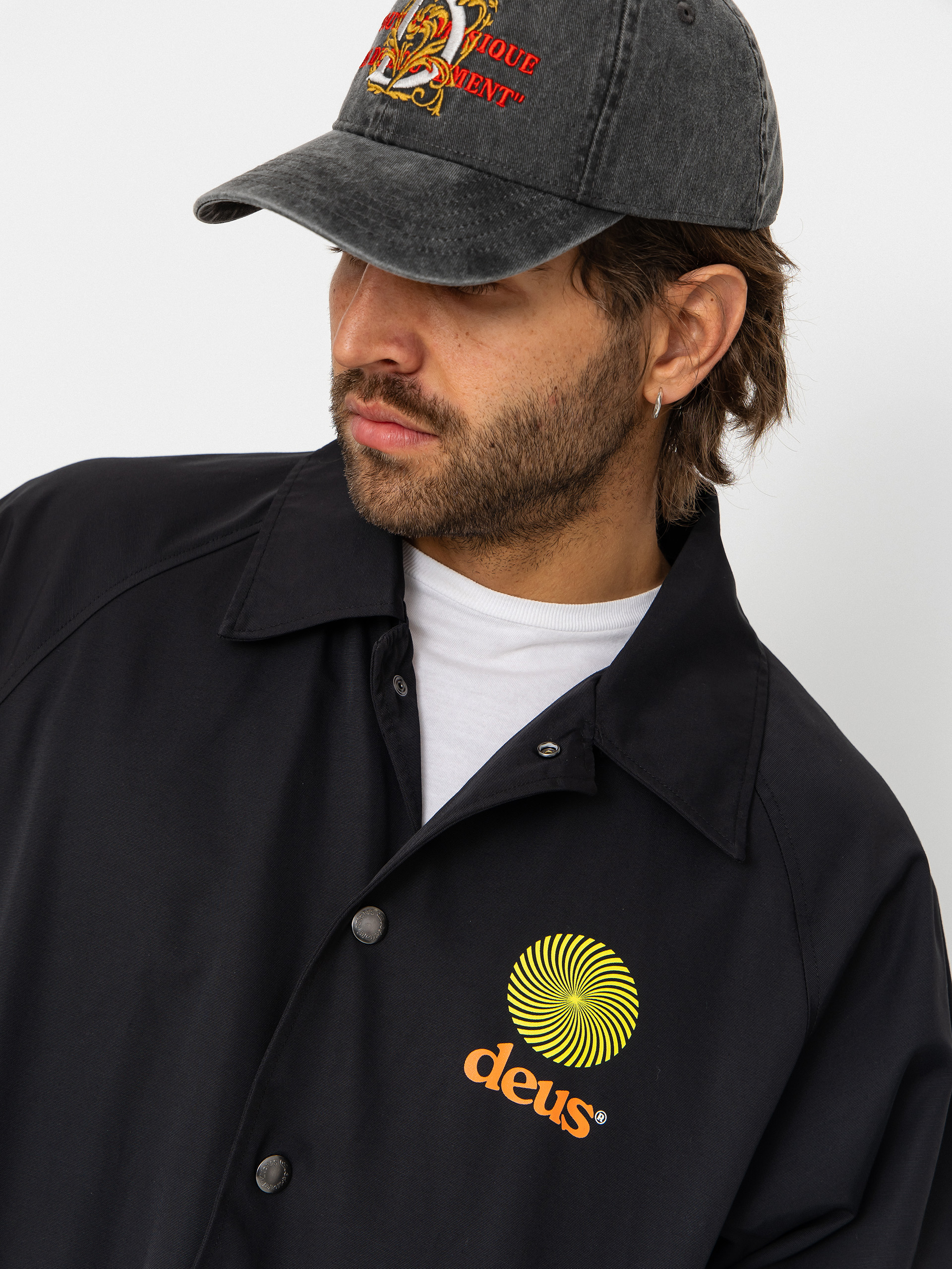 Kurtka Deus Ex Machina Strata Coach (black)