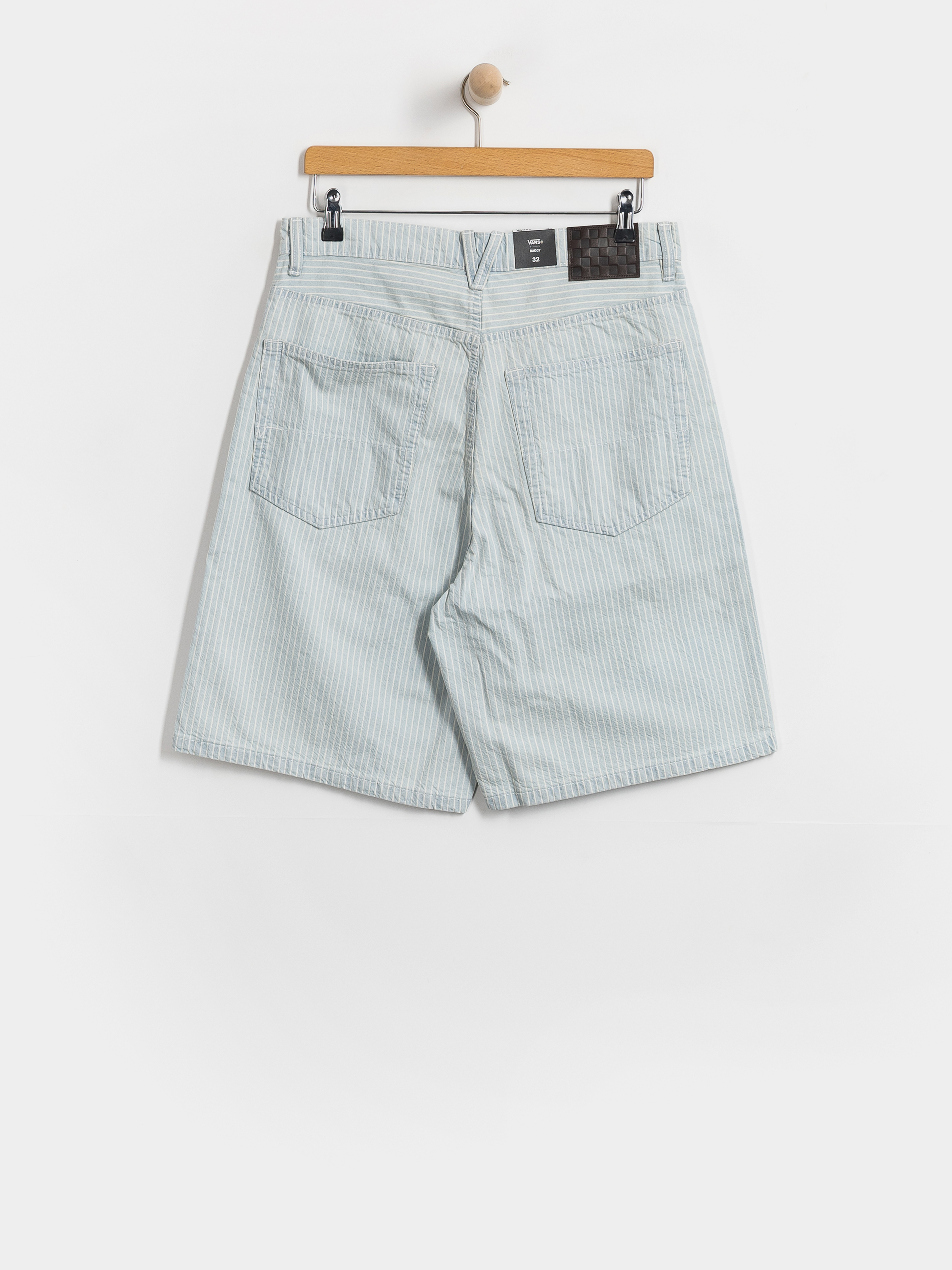 Szorty Vans Check 5 Baggy Striped Denim (blue ice stripe)