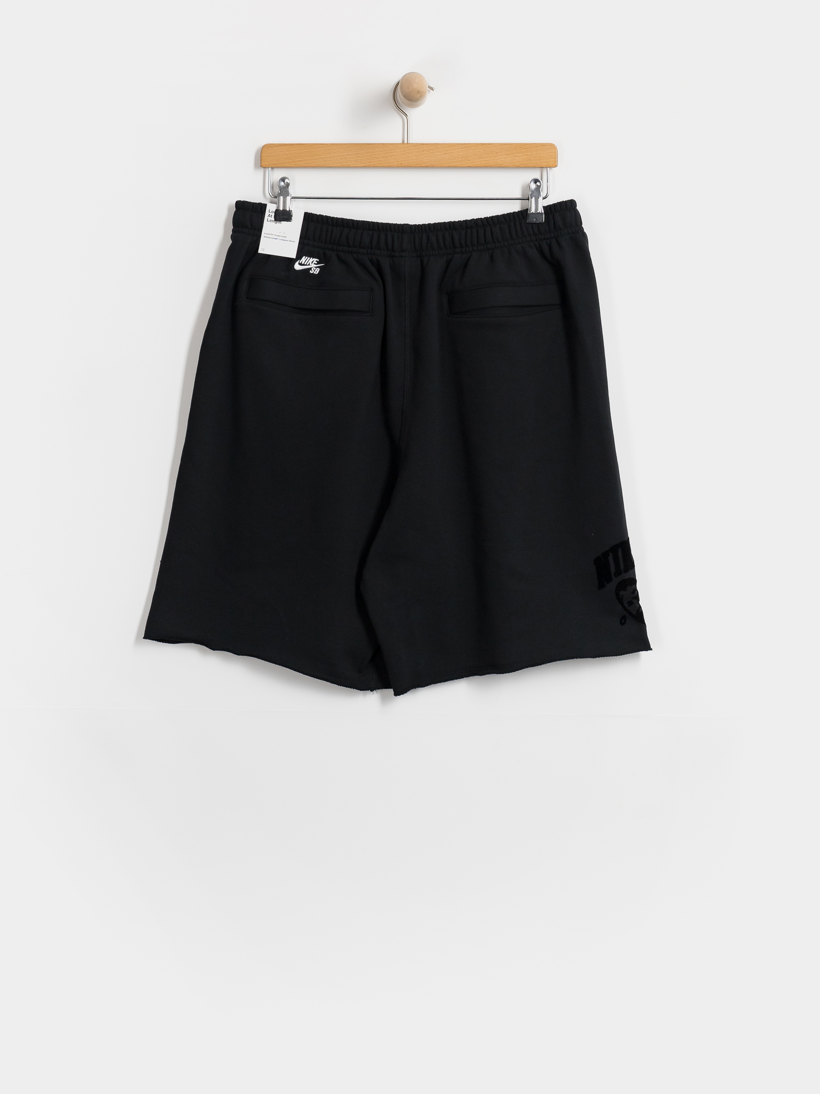 Szorty Nike SB Gfx Flc (black/white)