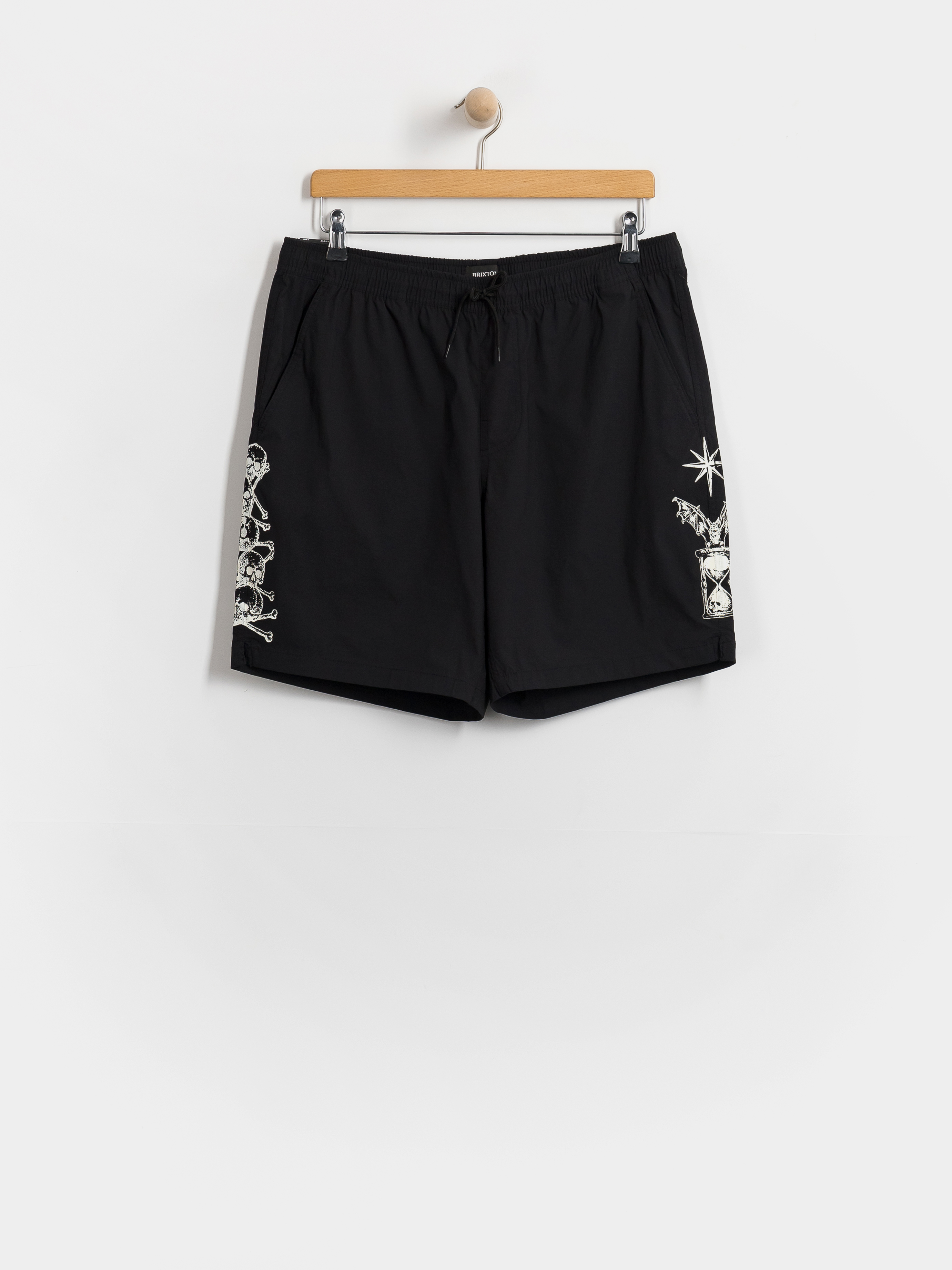 Szorty Brixton Everyday Stretch Hybrid (black/white)