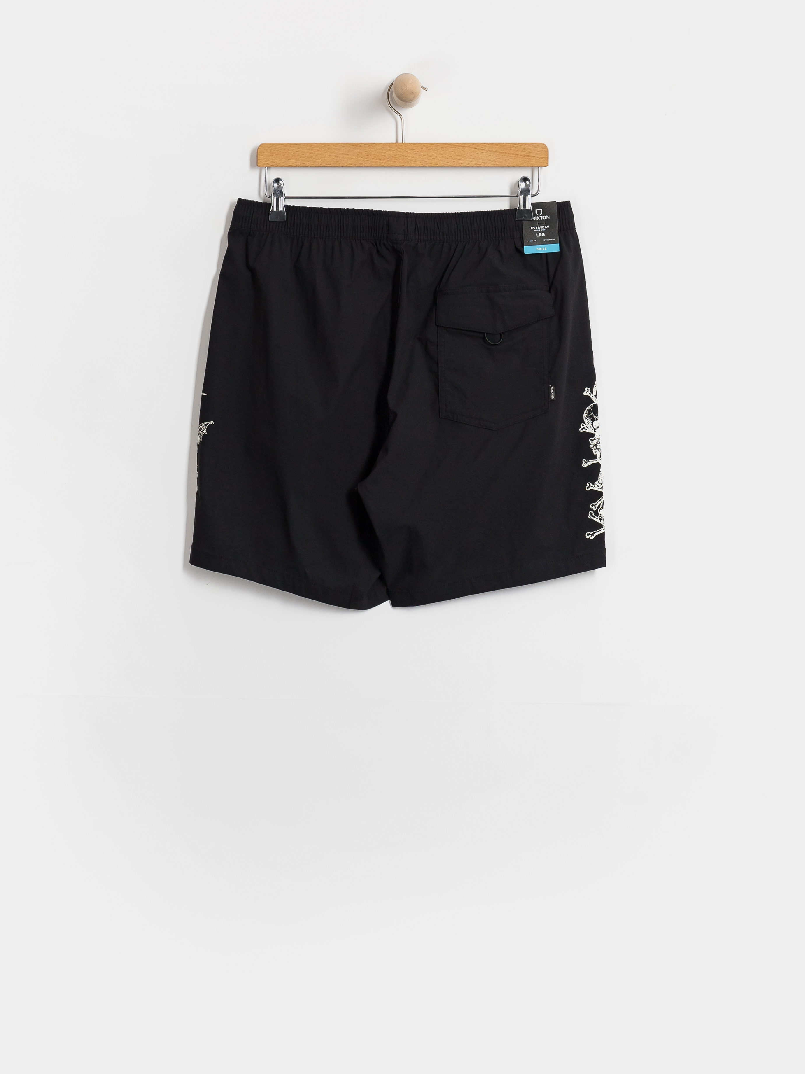 Szorty Brixton Everyday Stretch Hybrid (black/white)