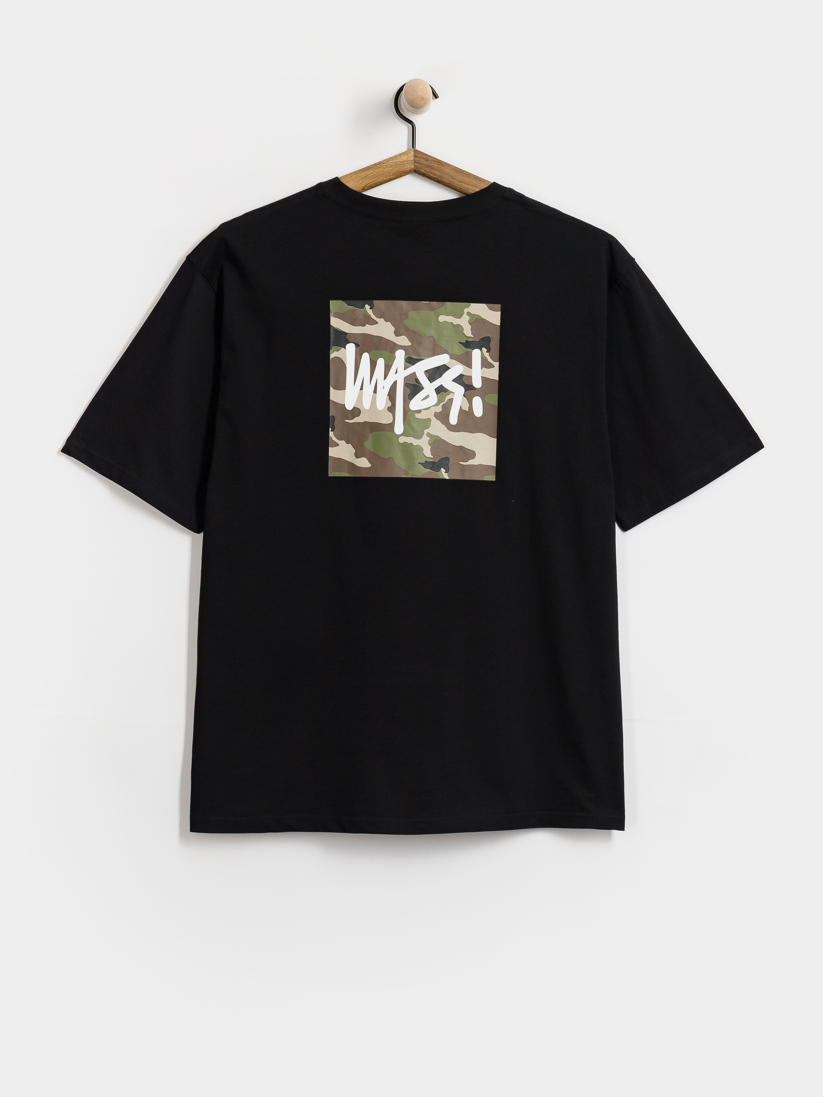 T-shirt MassDnm Camo Sign (black)
