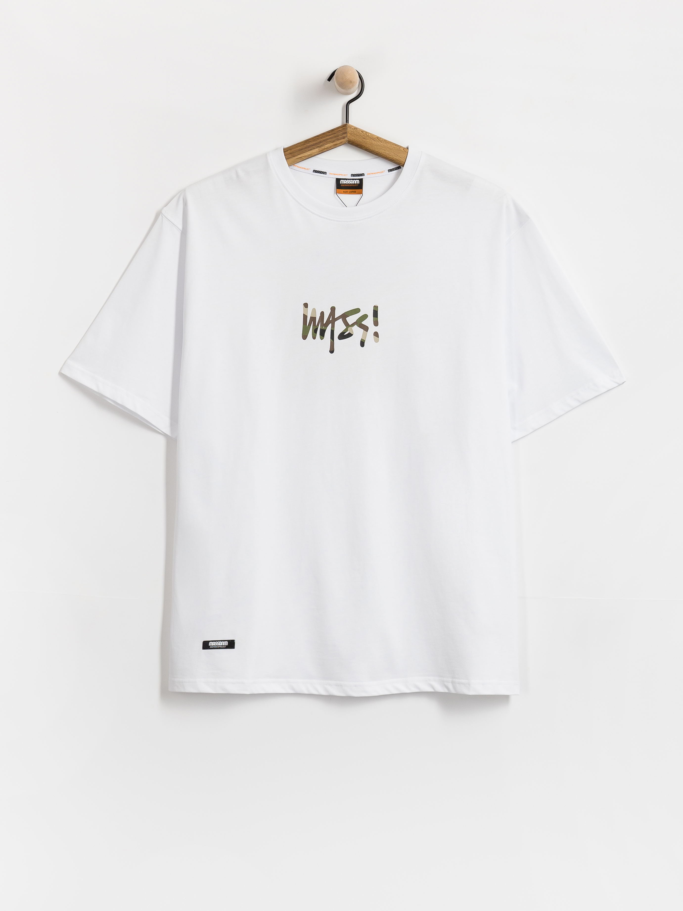 T-shirt MassDnm Camo Sign (white)