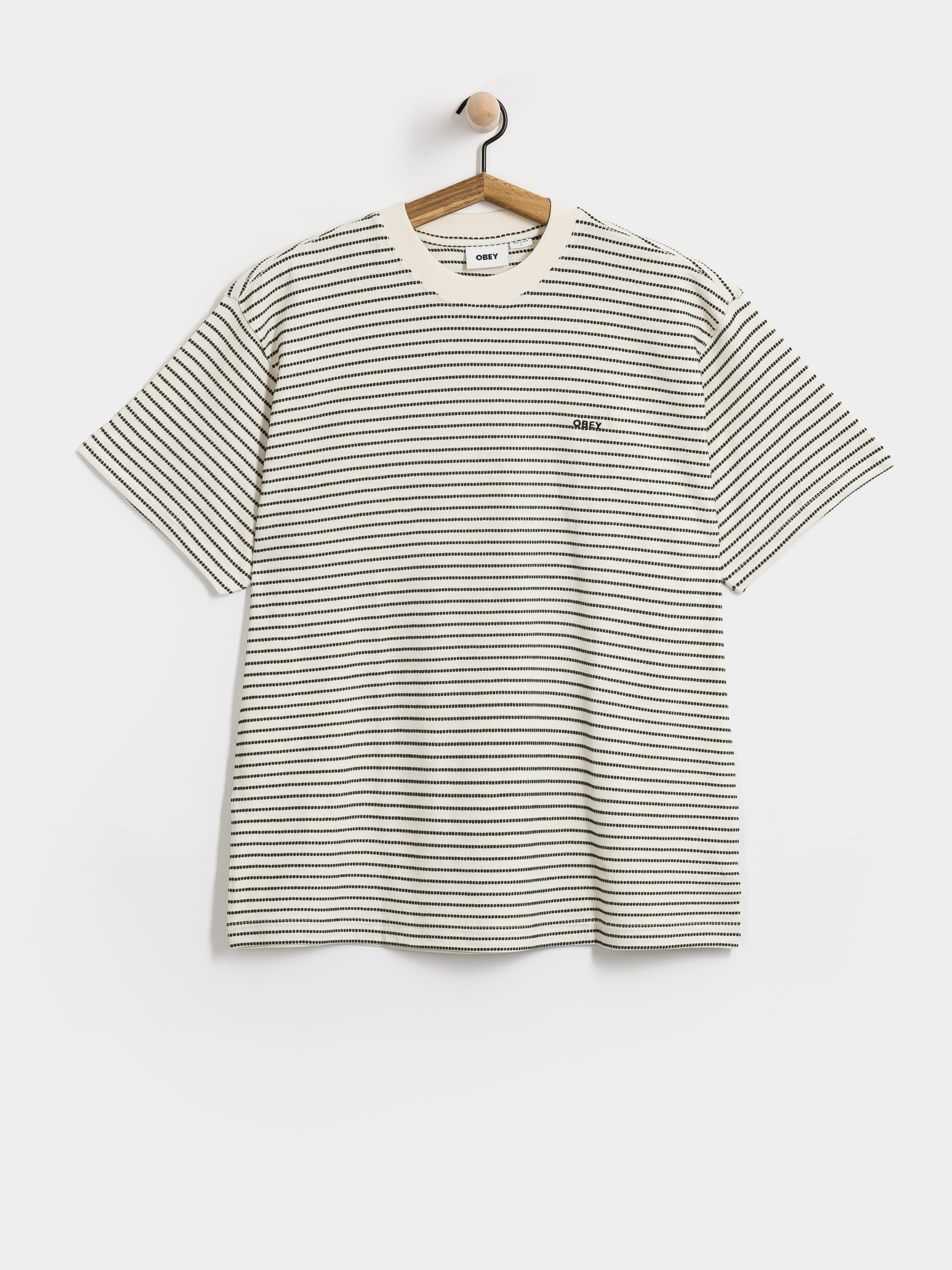 T-shirt OBEY Edwin (cream mutli)