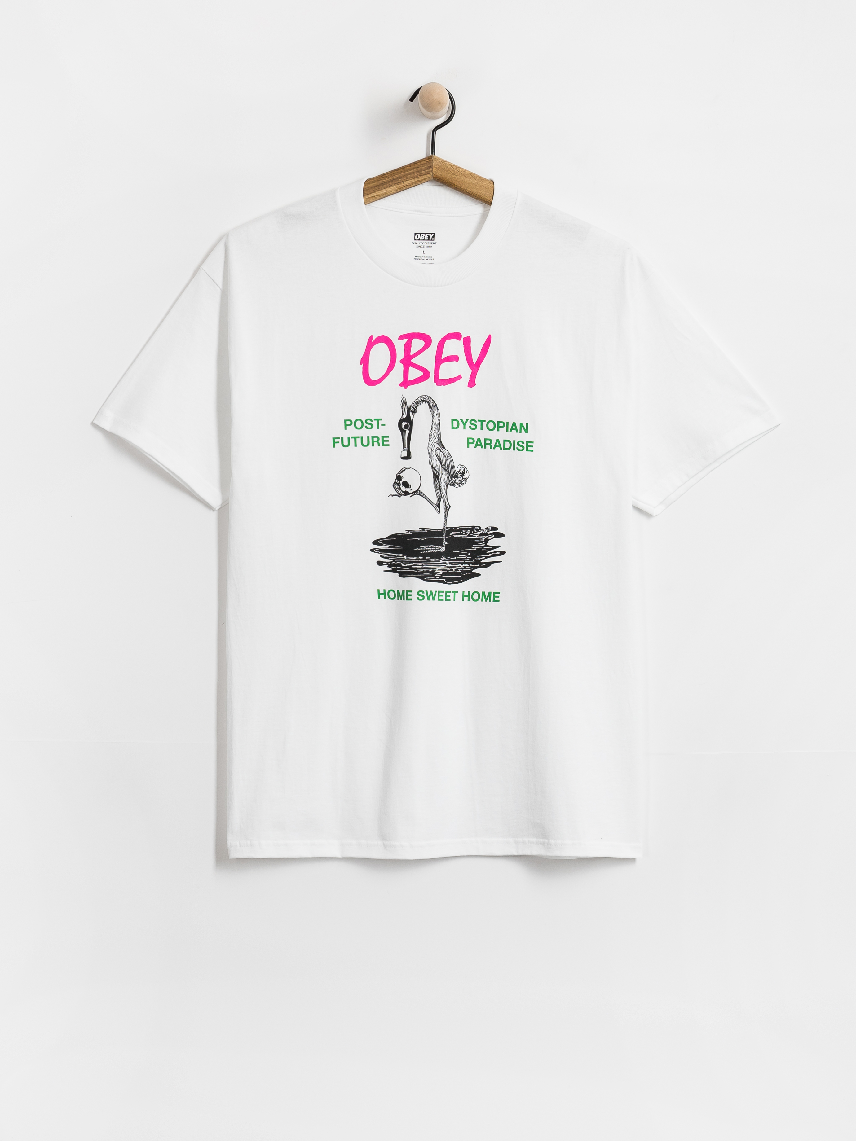 T-shirt OBEY Post Future (white)