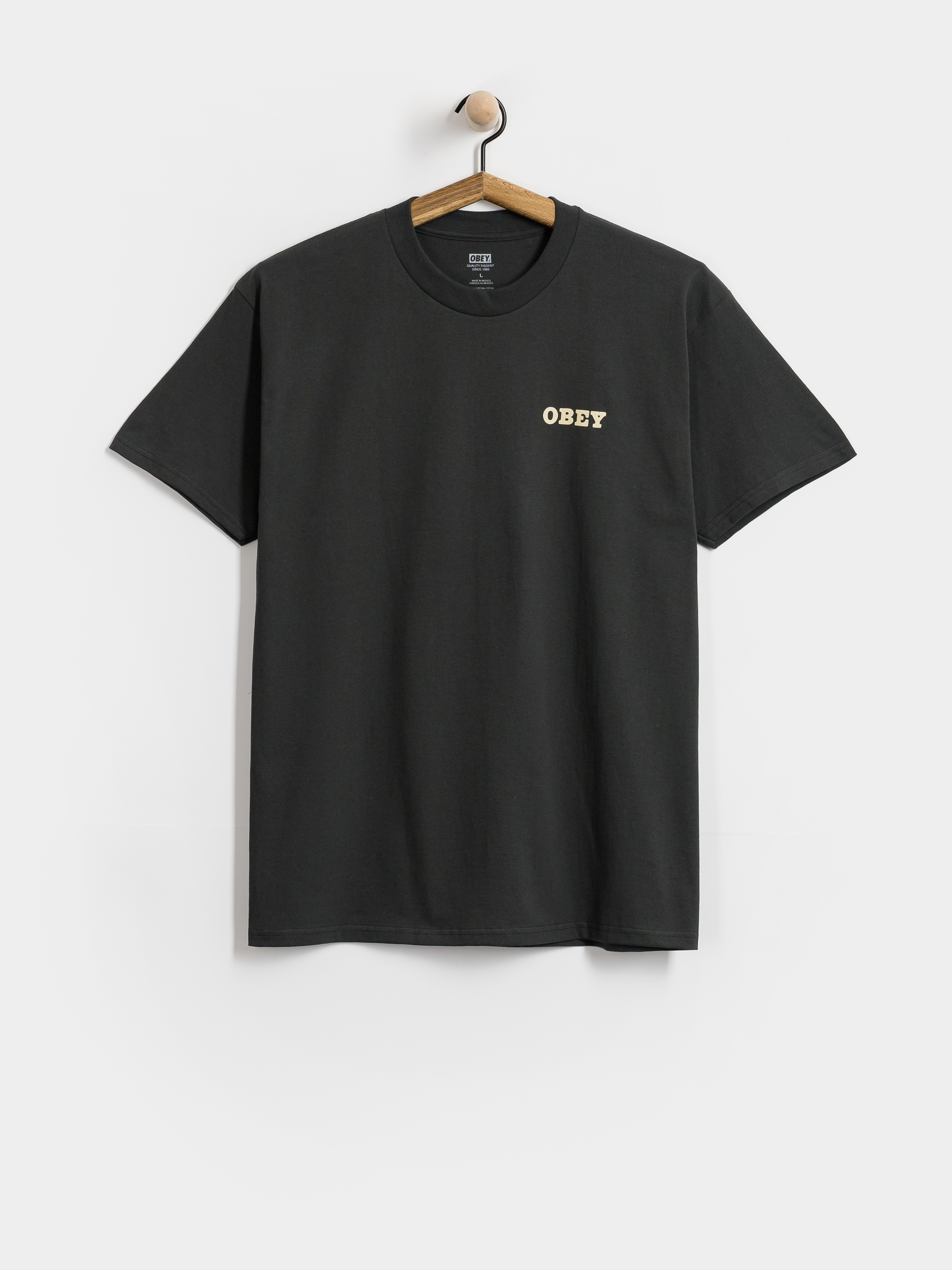 T-shirt OBEY Savage Sounds Leopard (vintage black)