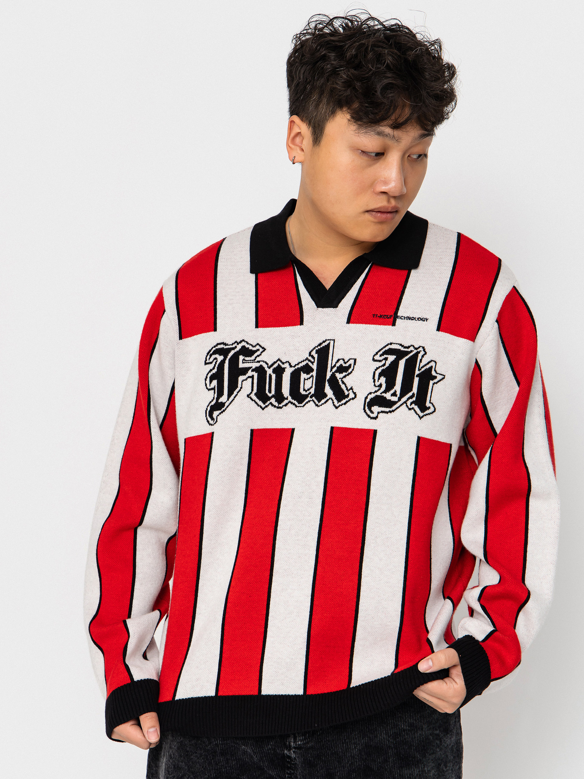 Sweter HUF Midfield Jersey (red)