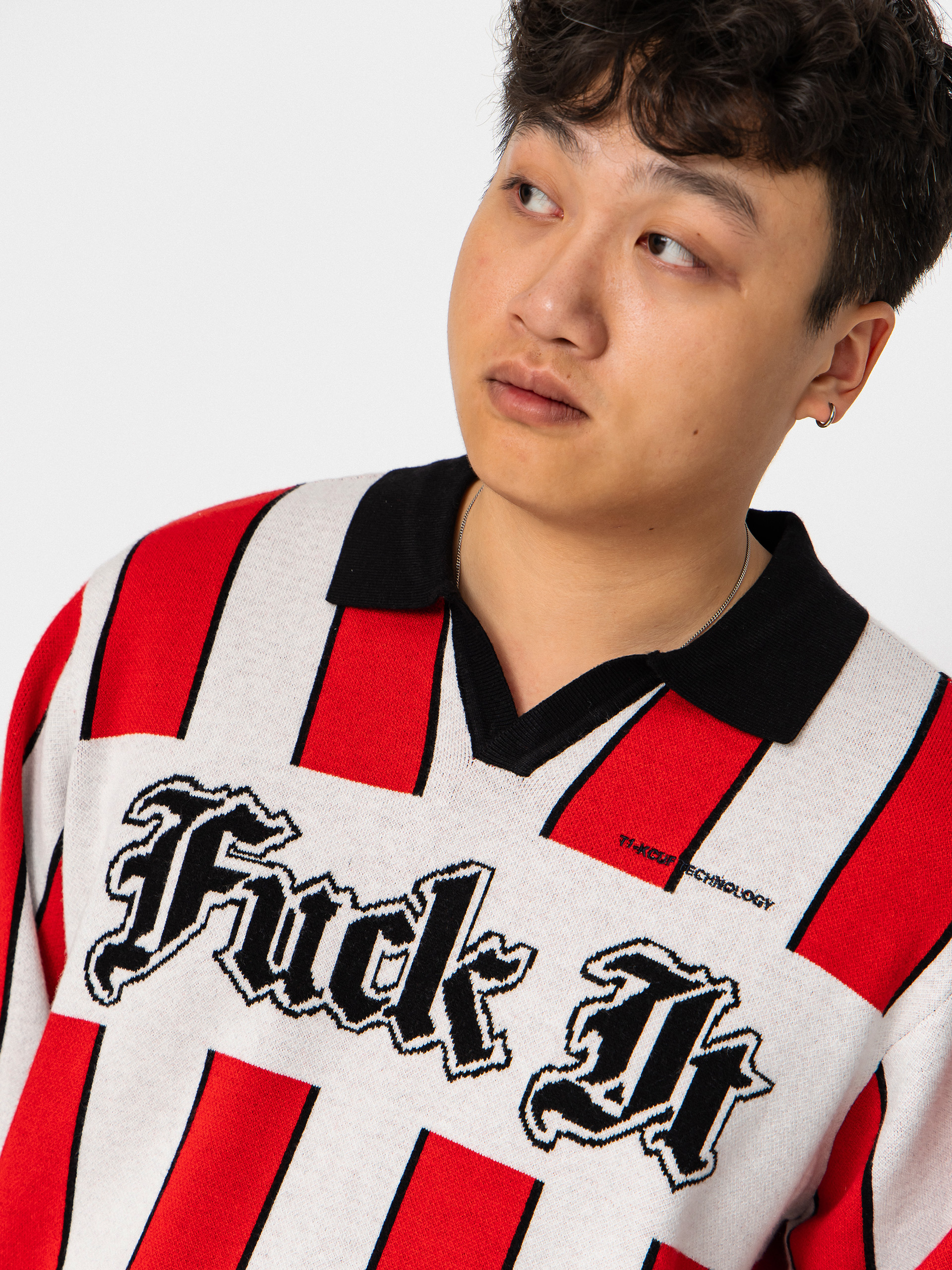 Sweter HUF Midfield Jersey (red)