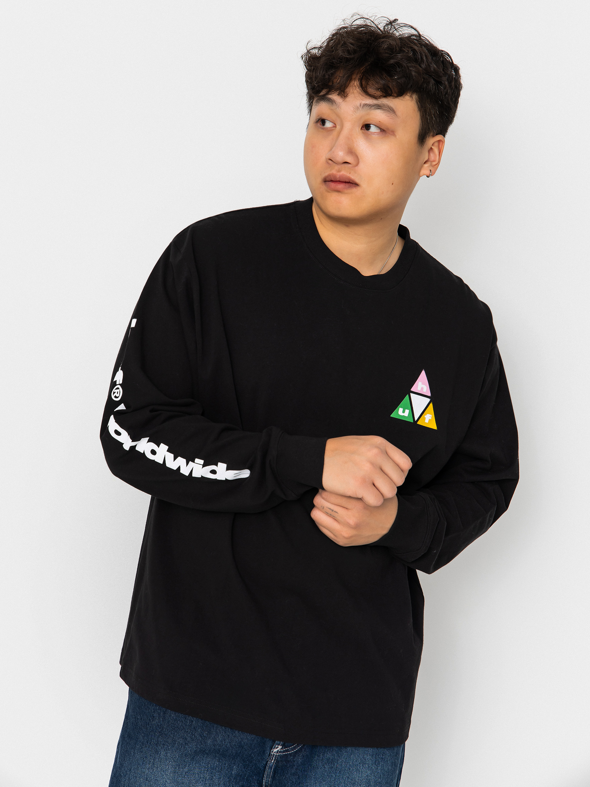 Longsleeve HUF Prism Tt (black)