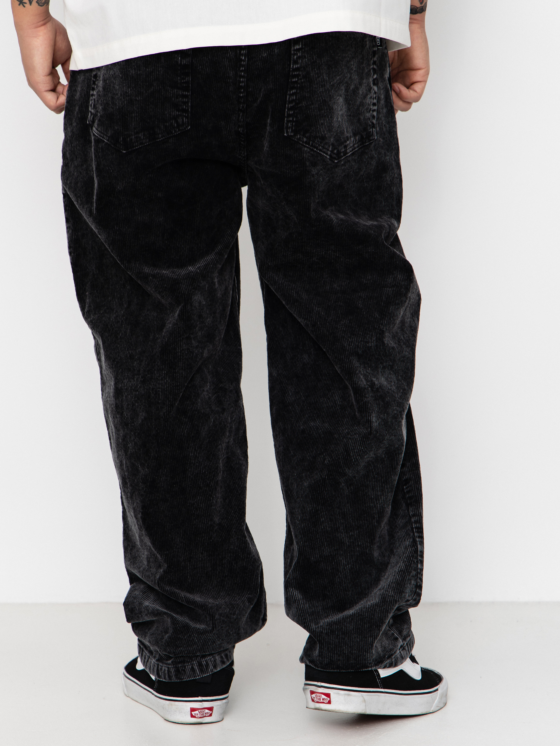 Spodnie Wasted Paris Faded Corduroy Casper (faded black)