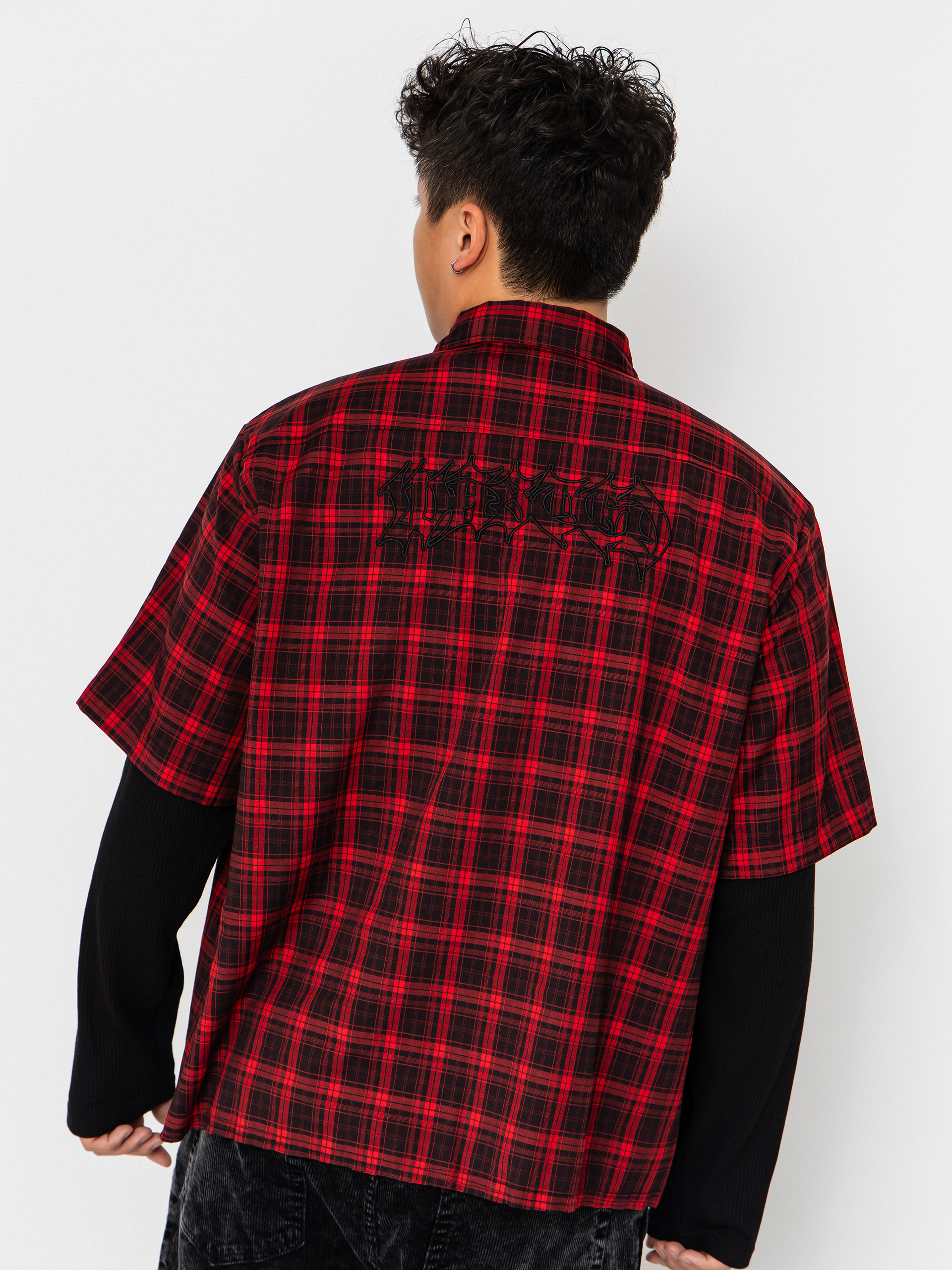 Koszula Wasted Paris Tartan Age Shirt (fire red/black)
