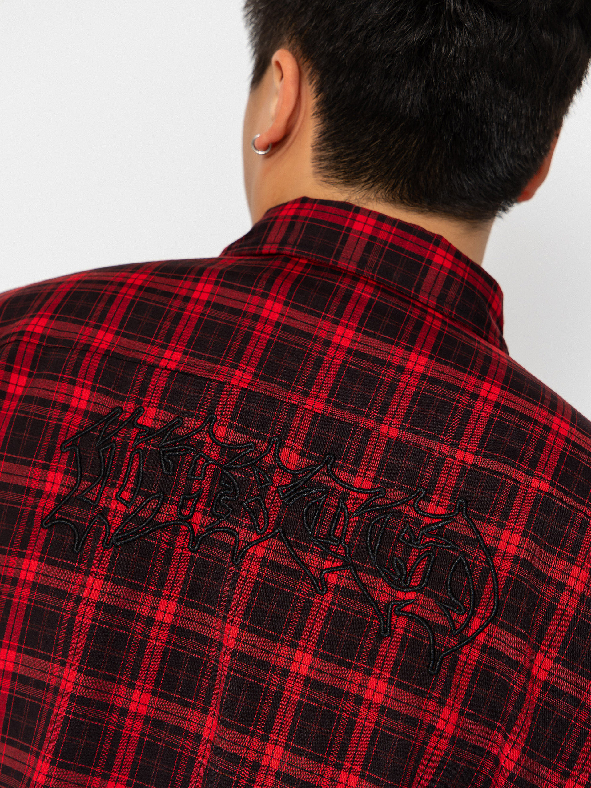 Koszula Wasted Paris Tartan Age Shirt (fire red/black)