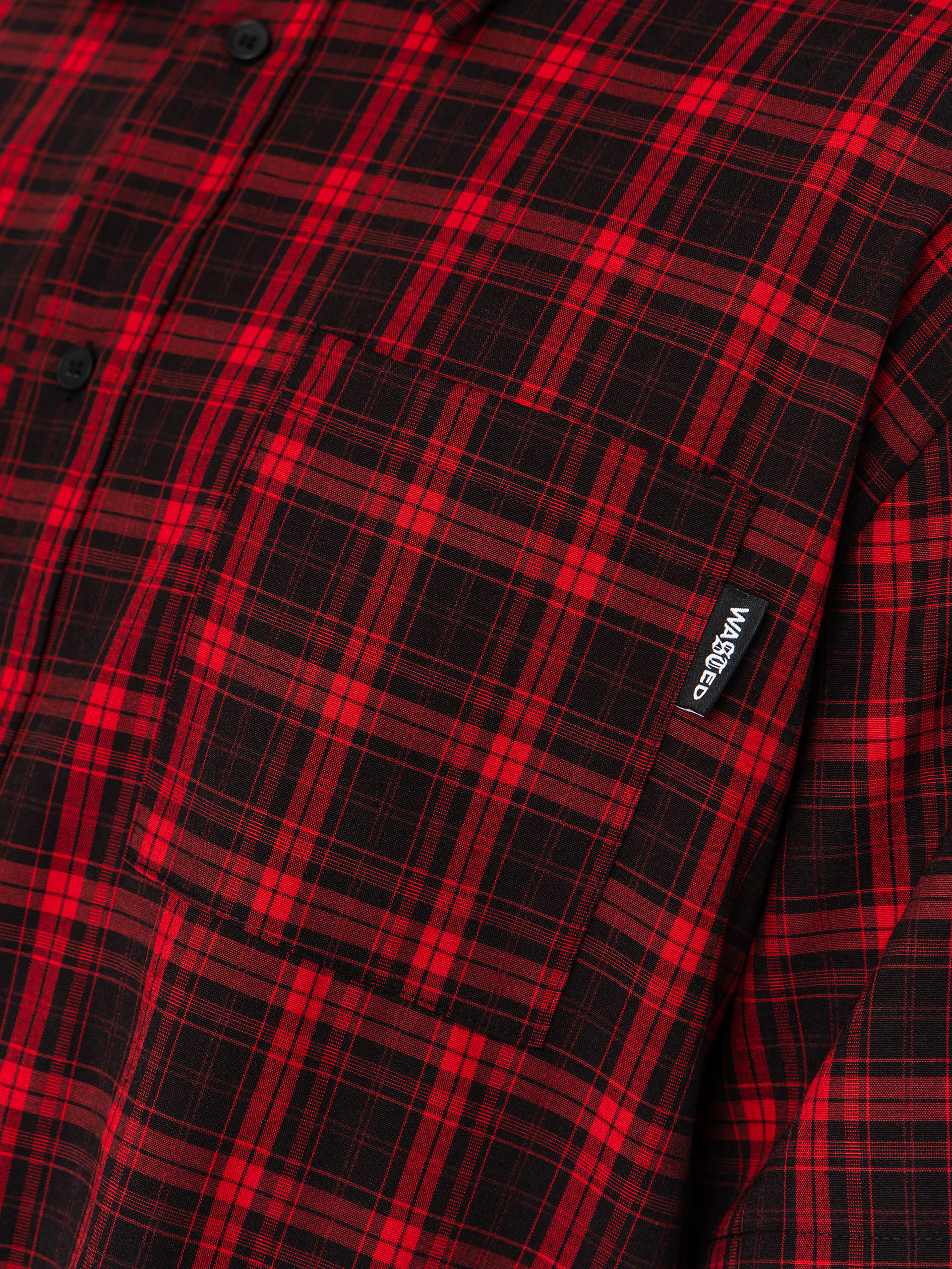 Koszula Wasted Paris Tartan Age Shirt (fire red/black)