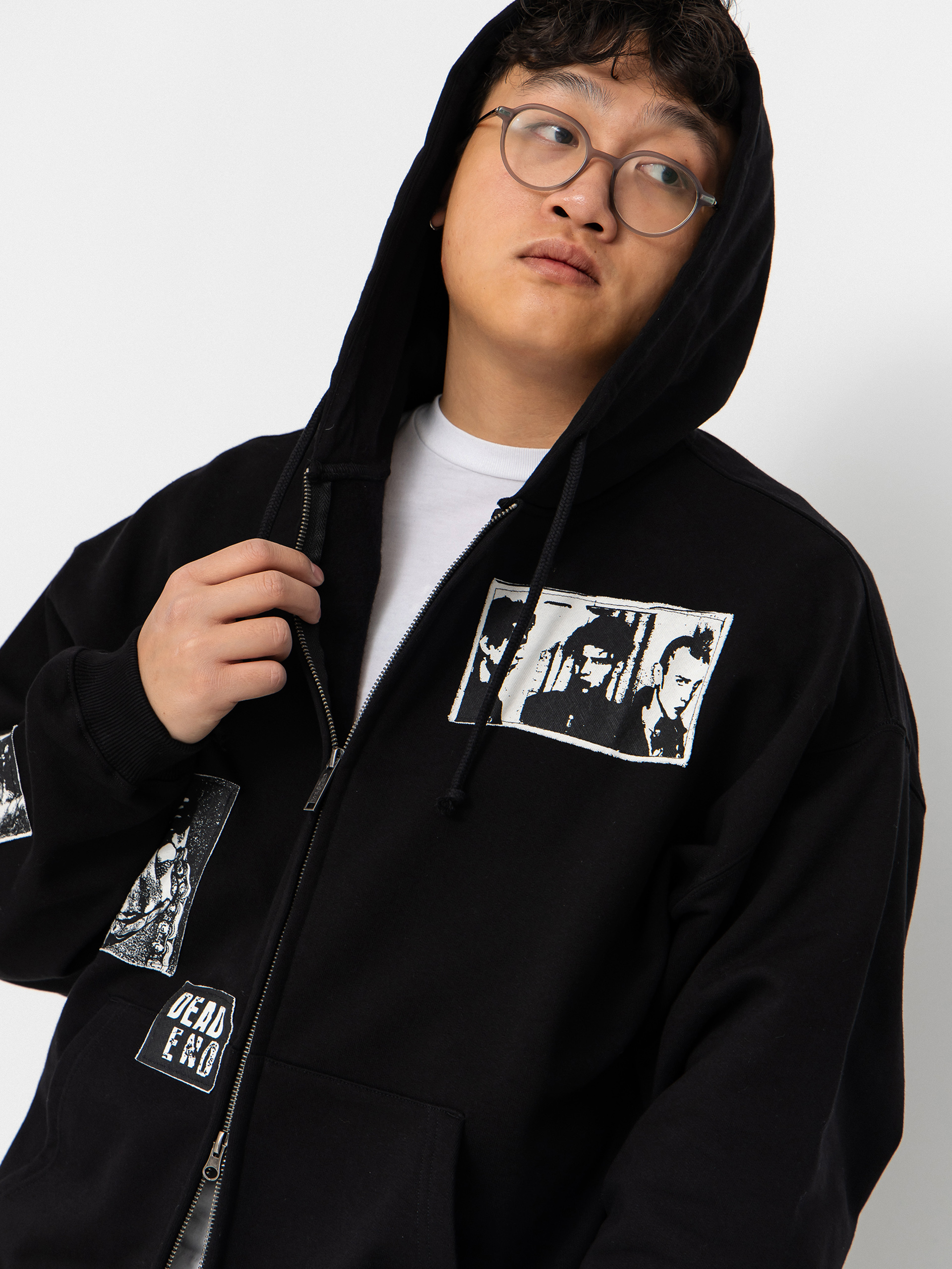 Bluza z kapturem Wasted Paris Taunt Boxy ZHD (black)