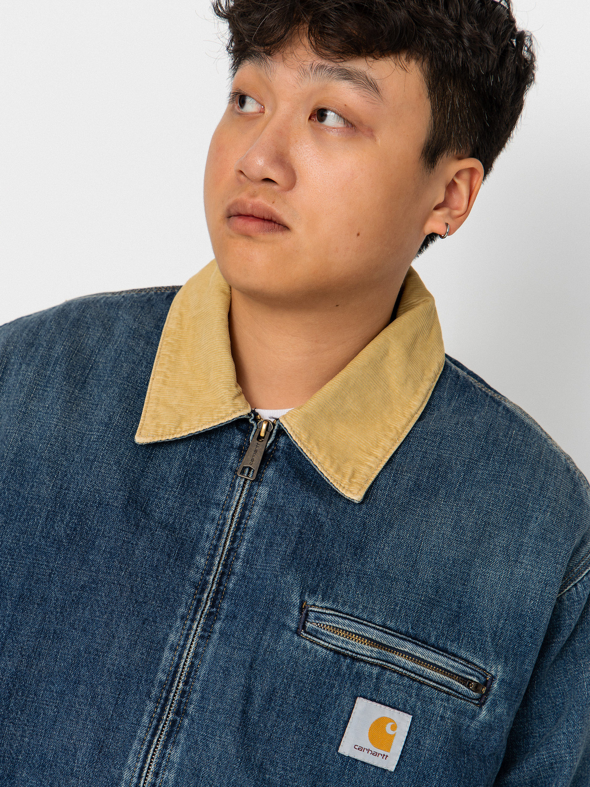 Kurtka Carhartt WIP OG Detroit (blue/dusty h brown)