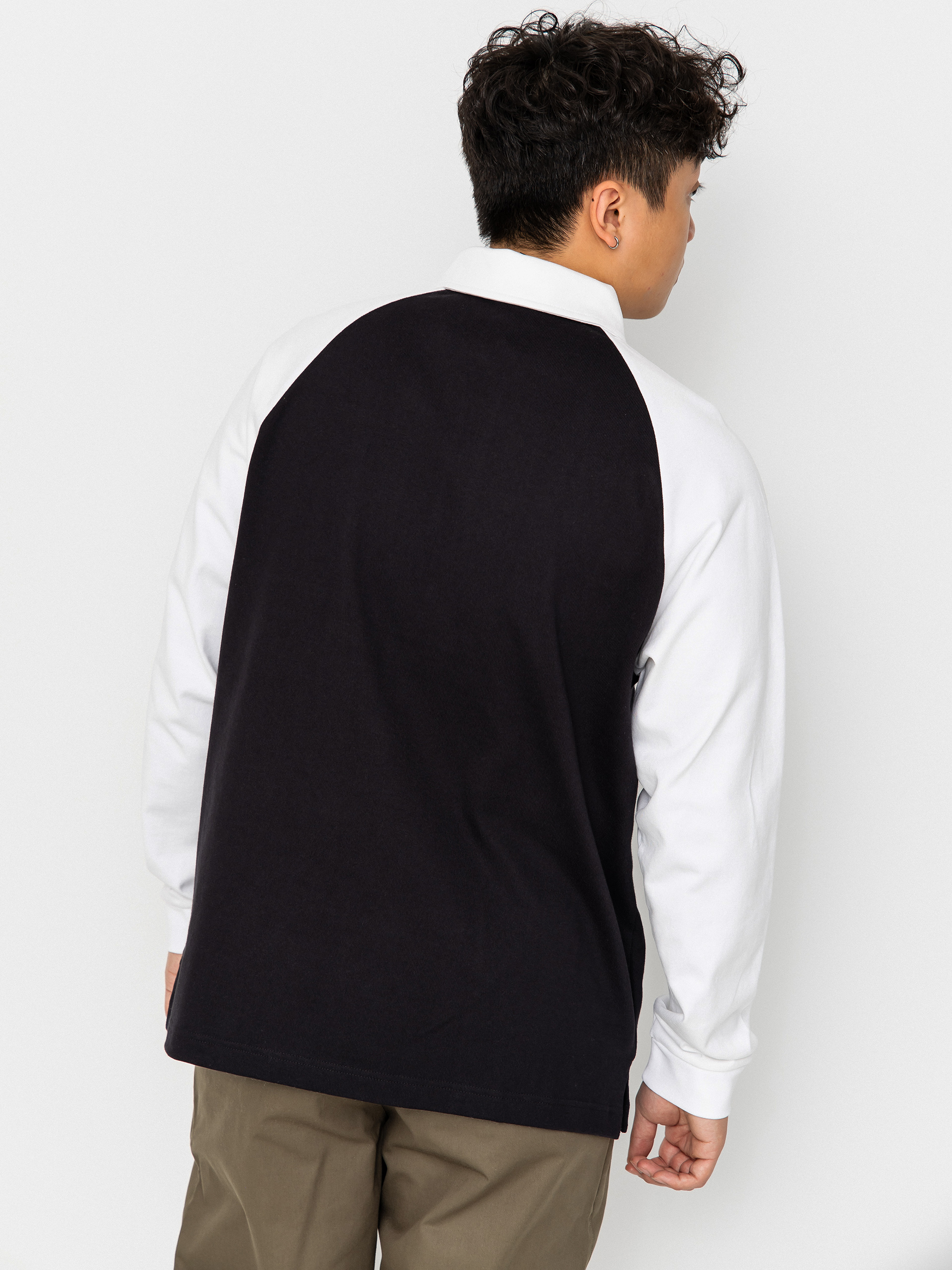 Longsleeve adidas Tyshawn Rugby (black/white)