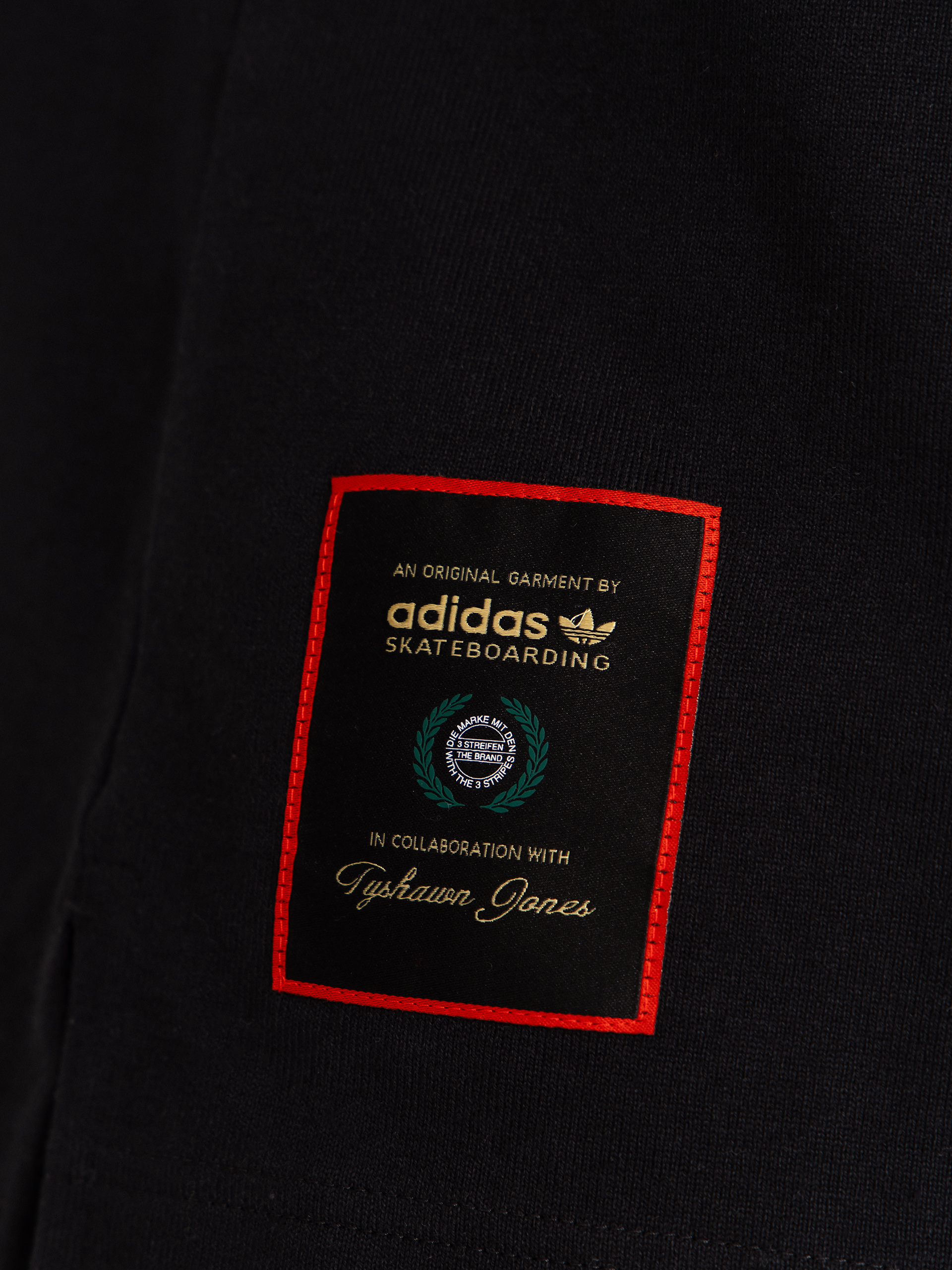 Longsleeve adidas Tyshawn Rugby (black/white)
